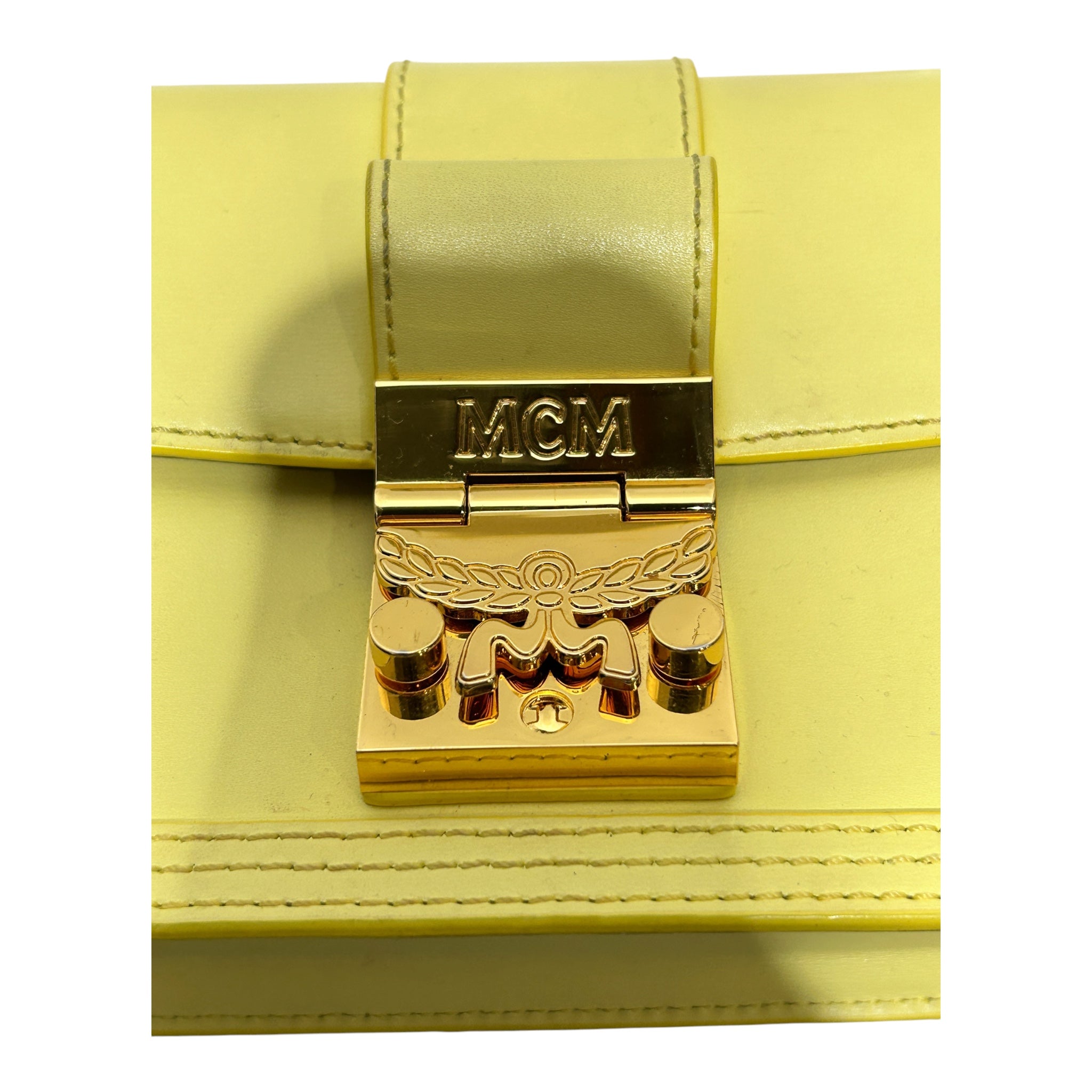 MCM/Bag/Leather/YEL/TRACY BAG view 5