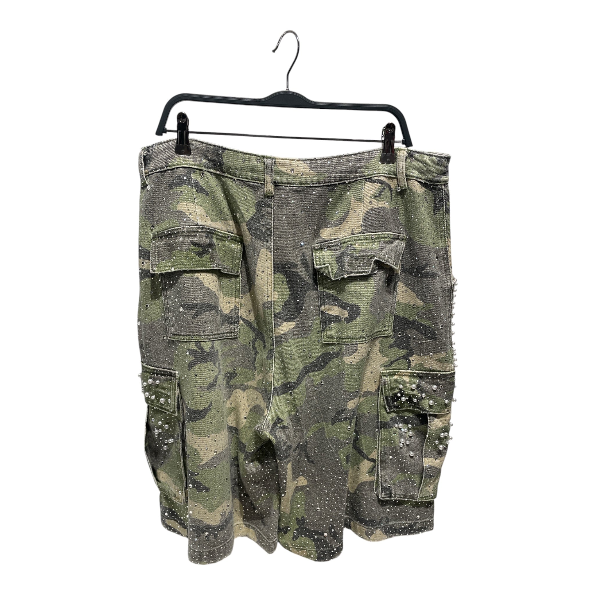 Vale/Shorts/34/Cotton/GRN/Camouflage/Pearl Soulja Shorts view 2