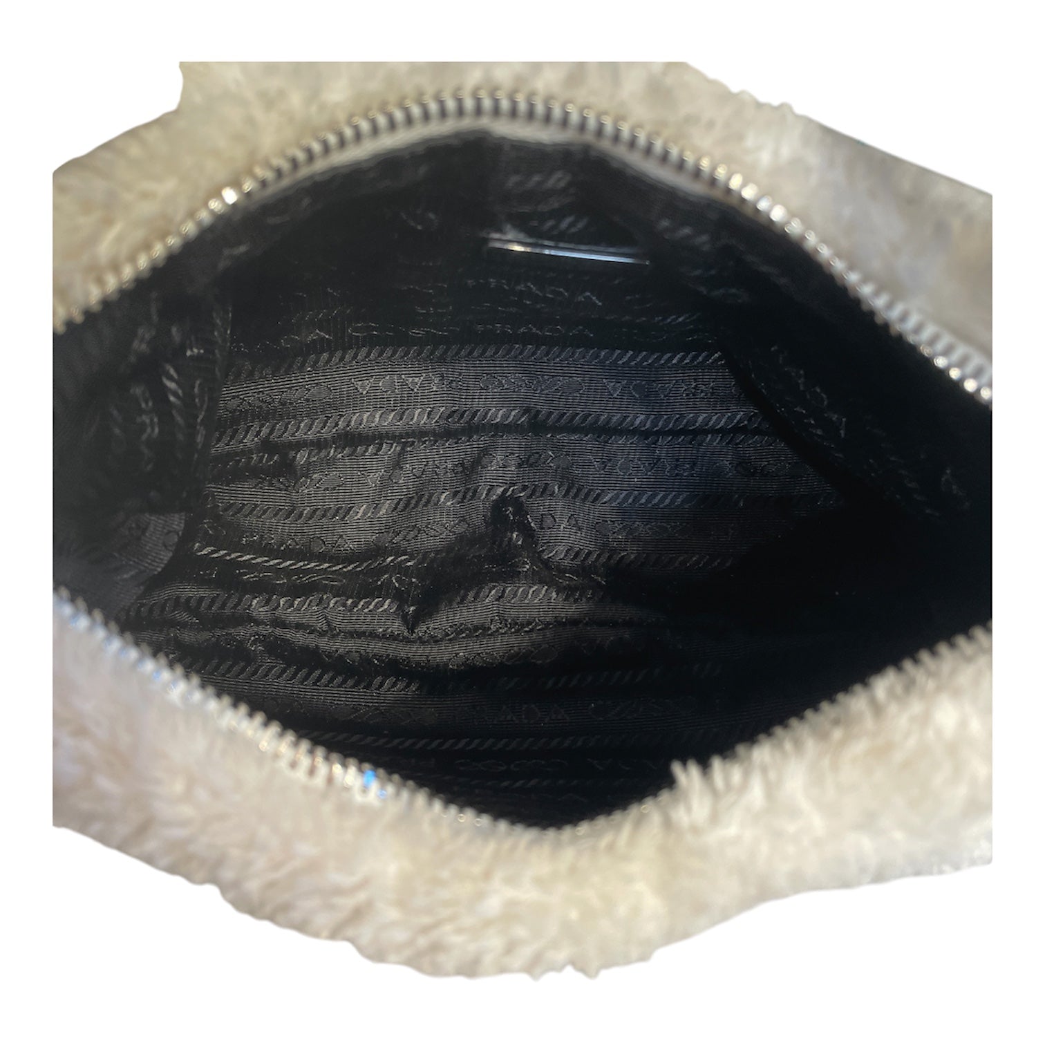 PRADA/Hand Bag/Fur/WHT/2000 TERRY CLOTH RE-EDITION view 6