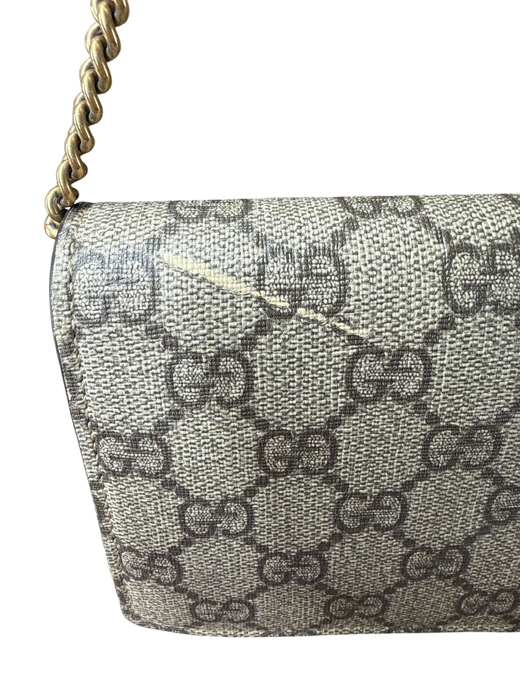 GUCCI/Cross Body Bag/Monogram/Leather/MLT/JEWELED CHERRY view 7