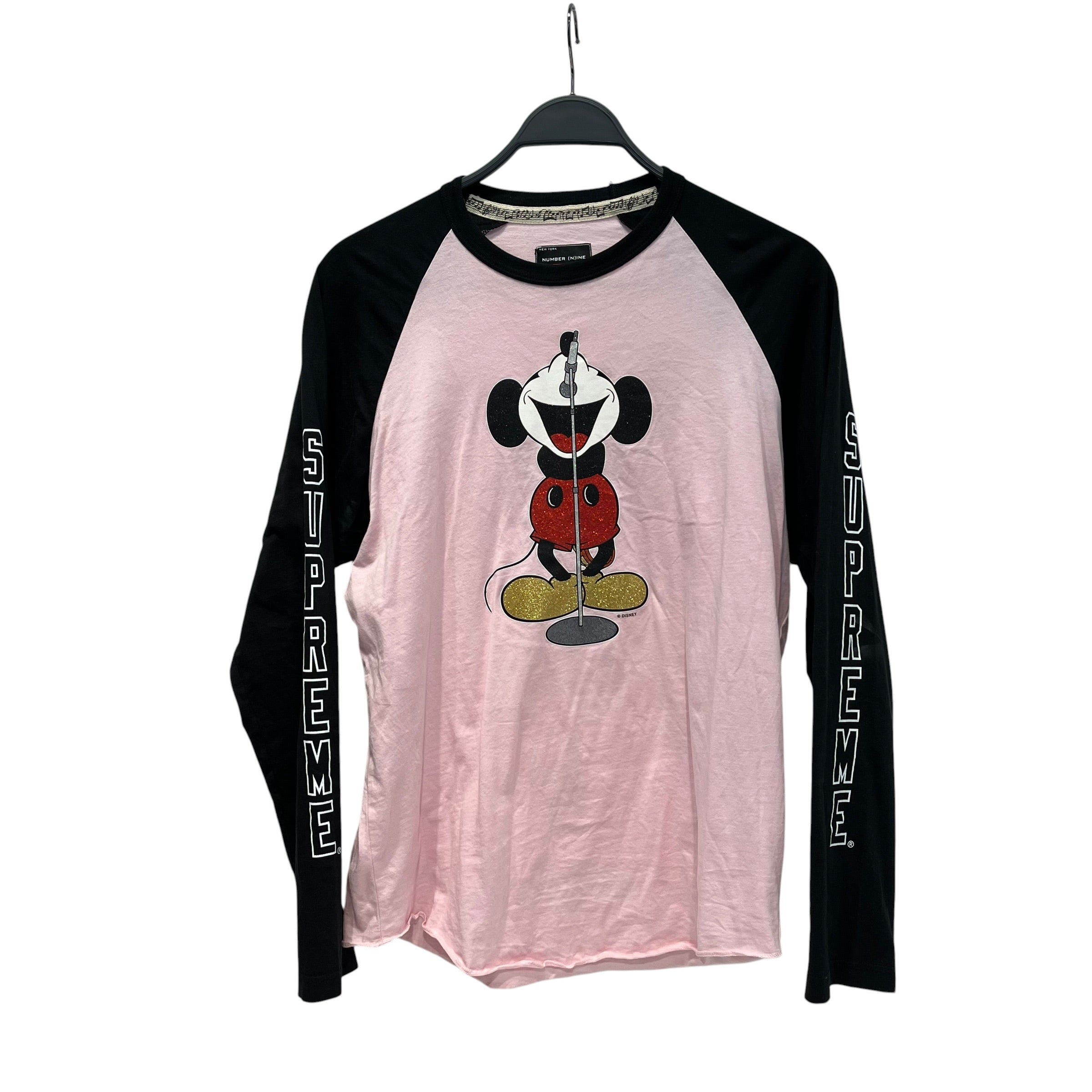 Supreme/NUMBER (N)INE/Disney/LS T-Shirt/S/Cotton/PNK/Graphic/ view 1