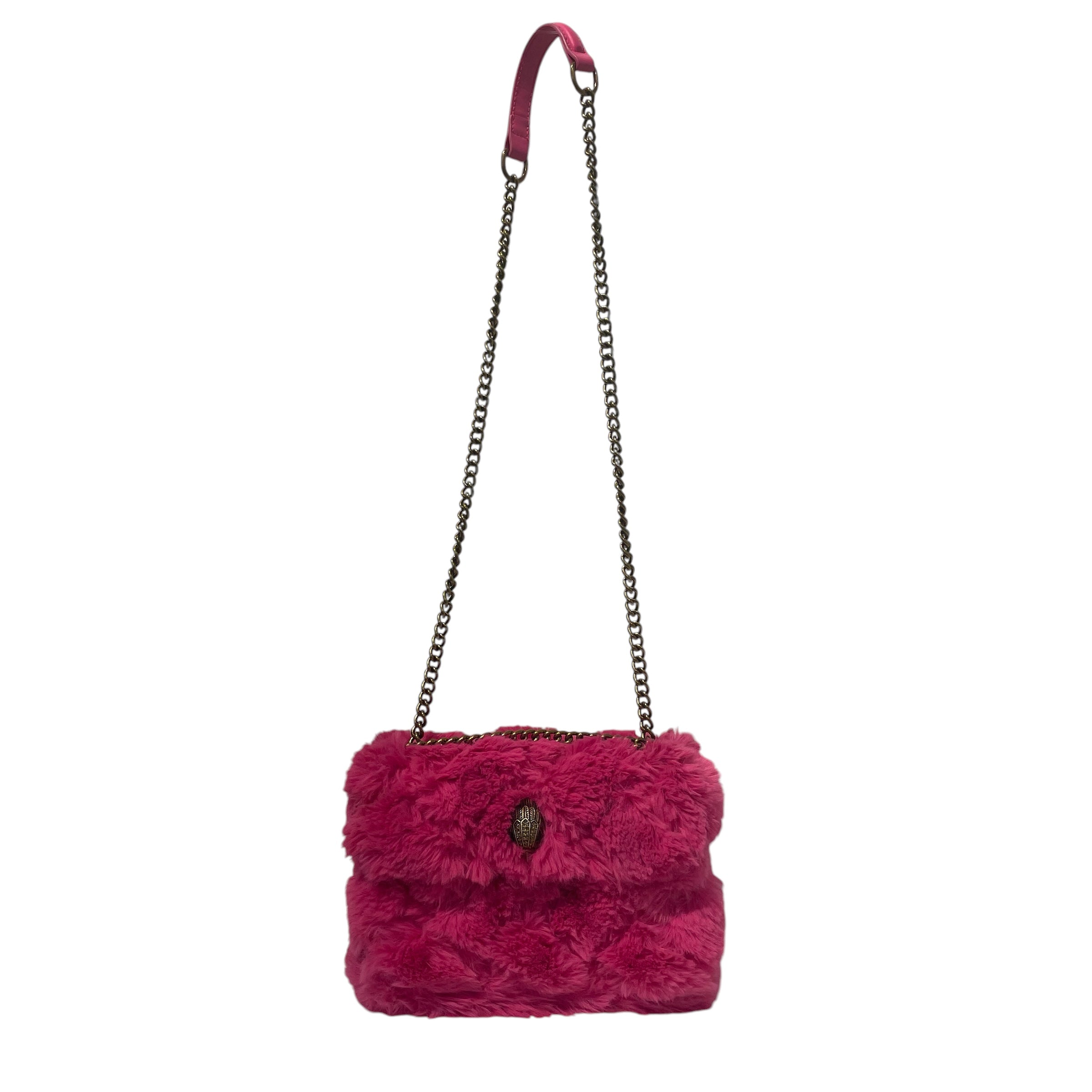 Kurt Geiger/Cross Body Bag/Fake Fur/PNK/ view 1
