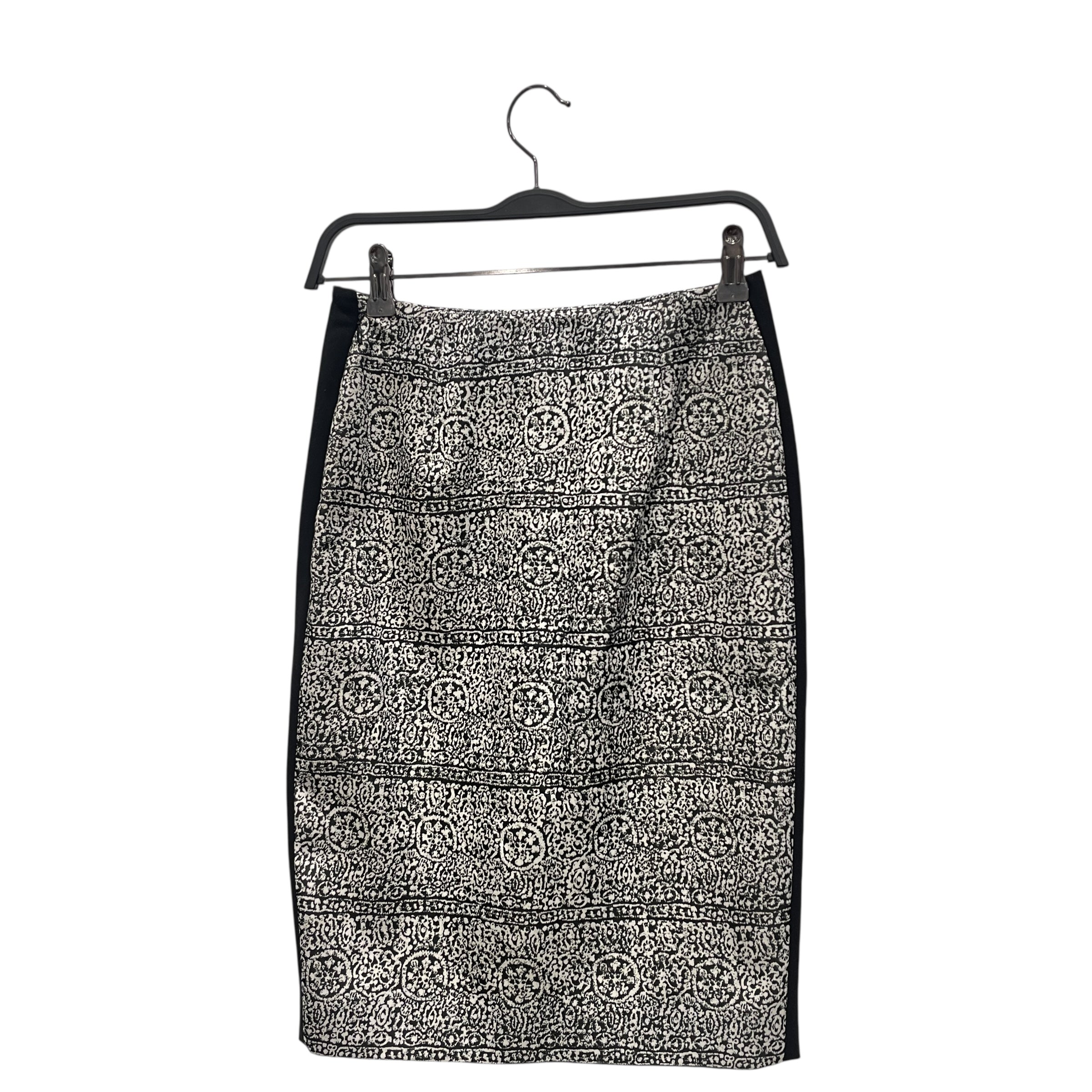 BALENCIAGA/Skirt/36/All Over Print/Cotton/BLK/BLK/WHT ALL OVER PRINT view 2