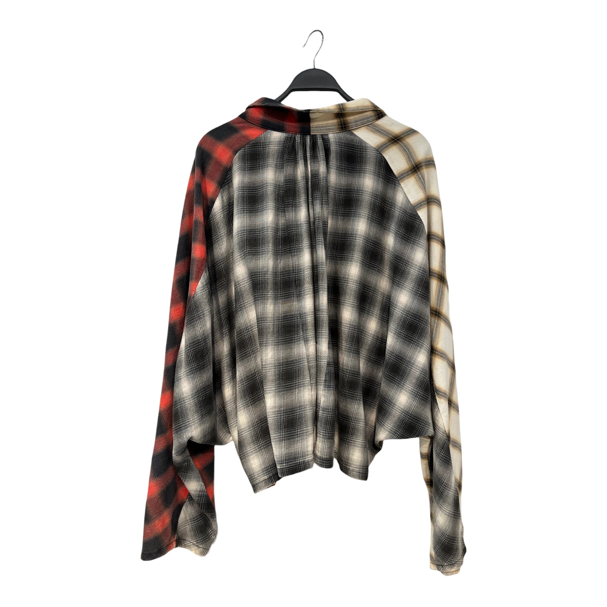 RRR123 RIVINGTON roi Rebis/LS Shirt/L/Cotton/MLT/Band Collar/Plaid/nazarene flannel shirt view 2