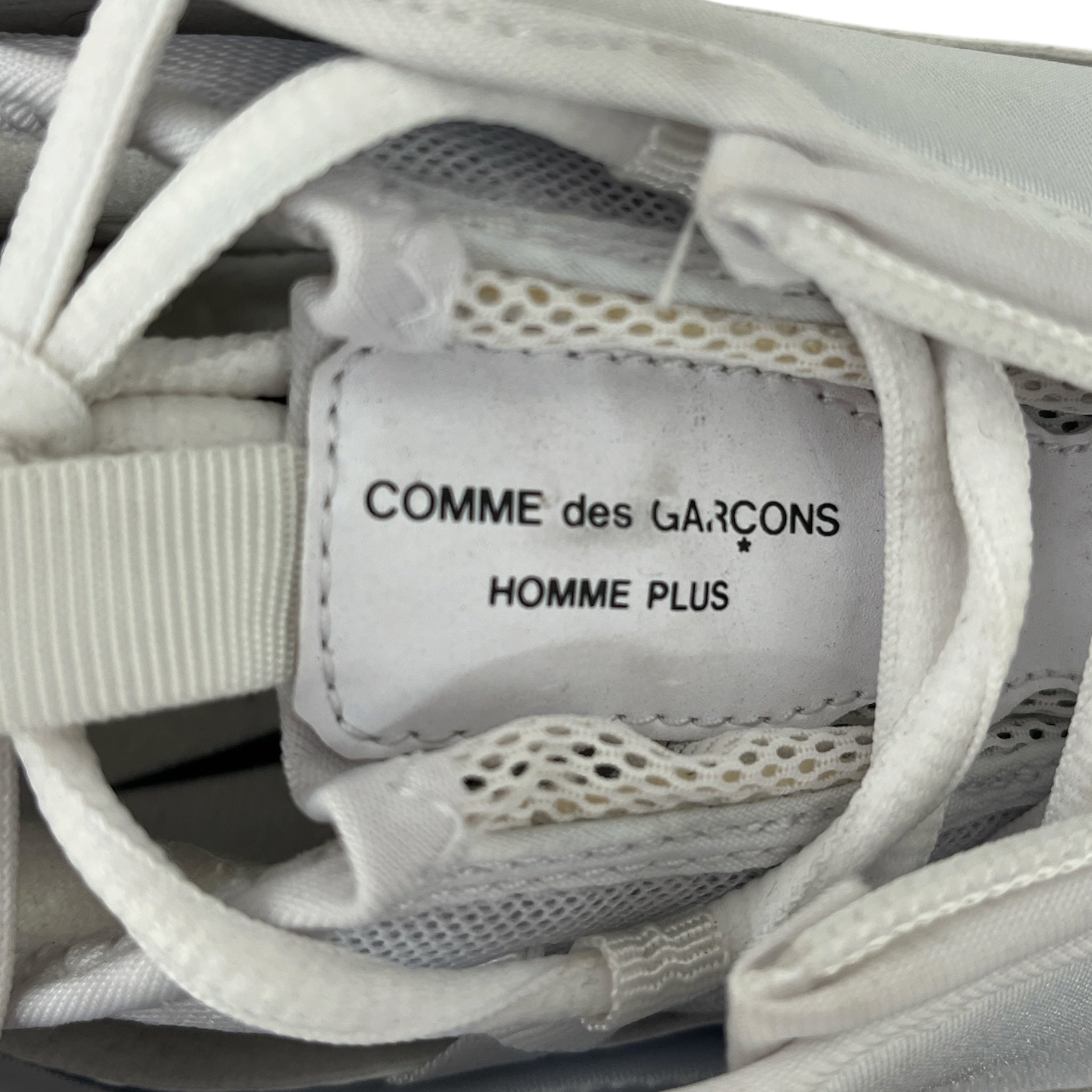 COMME des GARCONS HOMME PLUS/NIKE/Low-Sneakers/US 9/WHT/air zipper closure do8095-102 view 7