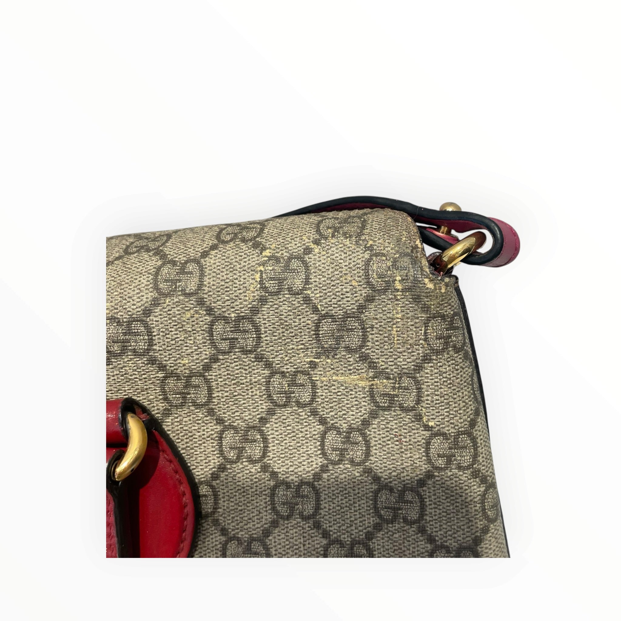 GUCCI/Hand Bag/Leather/BEG/Supreme Canvas view 8