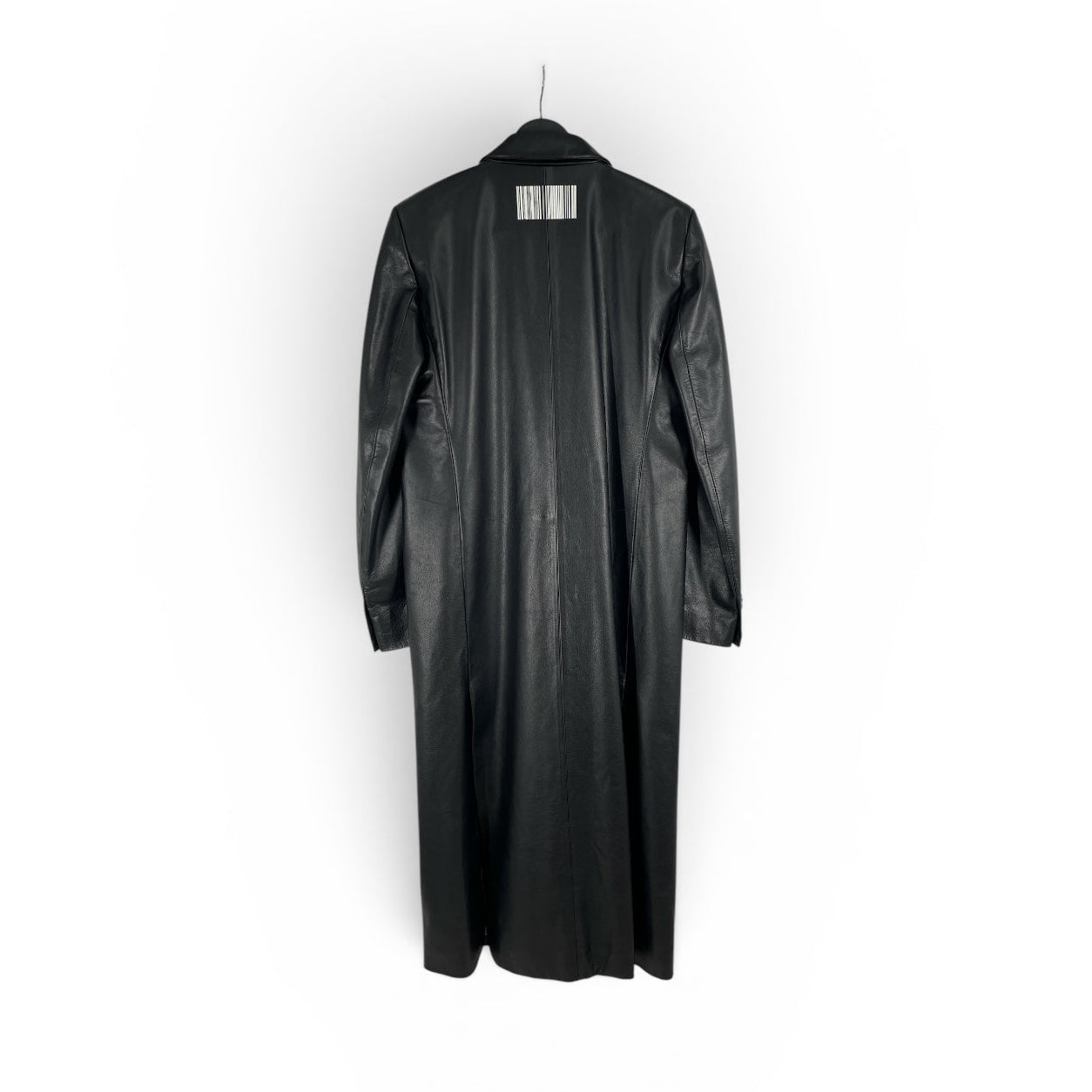 VETEMENTS/Jacket/S/Sheepskin/BLK/leather coat view 2