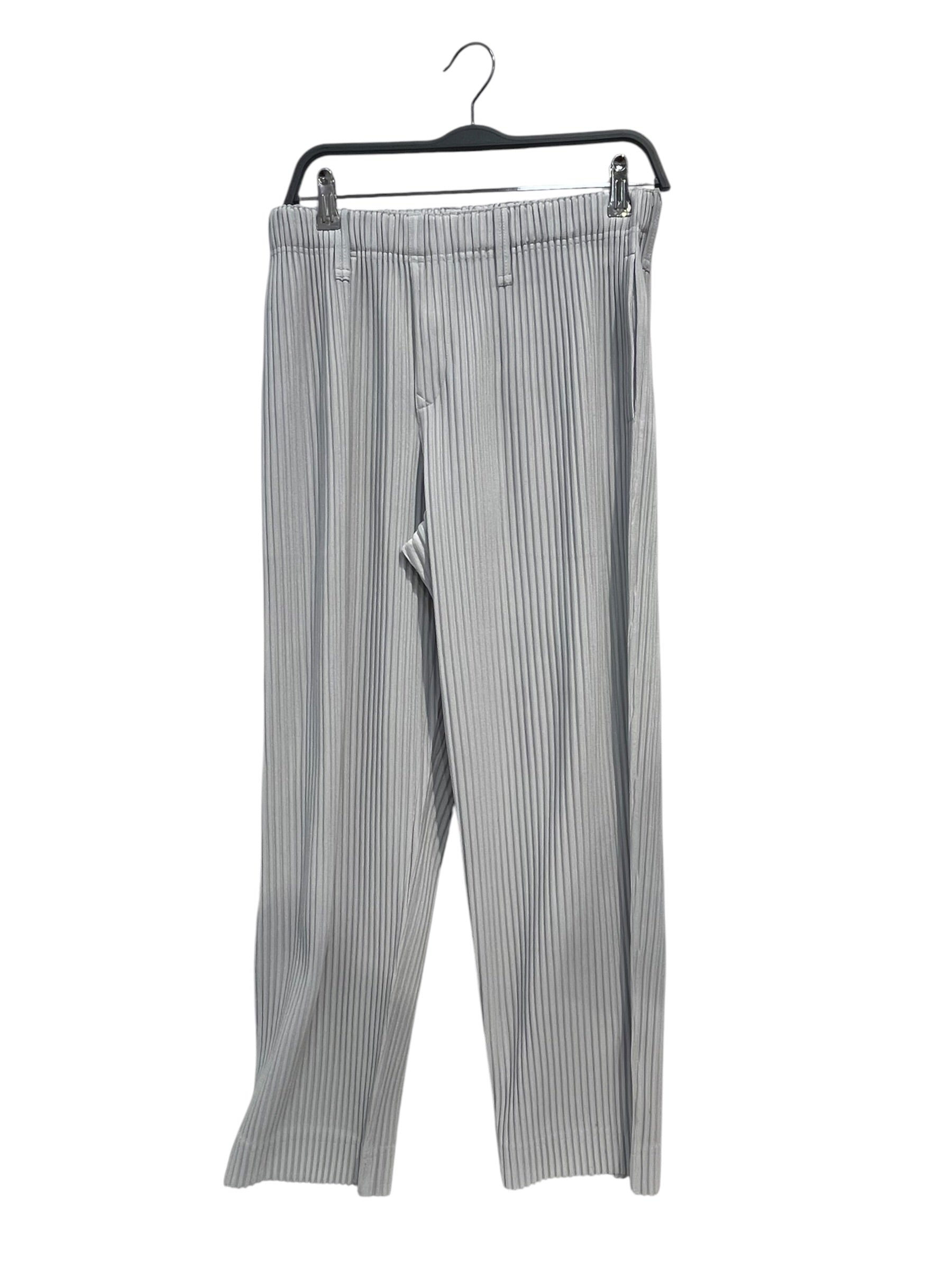 HOMME PLISSE ISSEY MIYAKE/Pants/2/Polyester/GRY/PLEATED SLACKS view 2