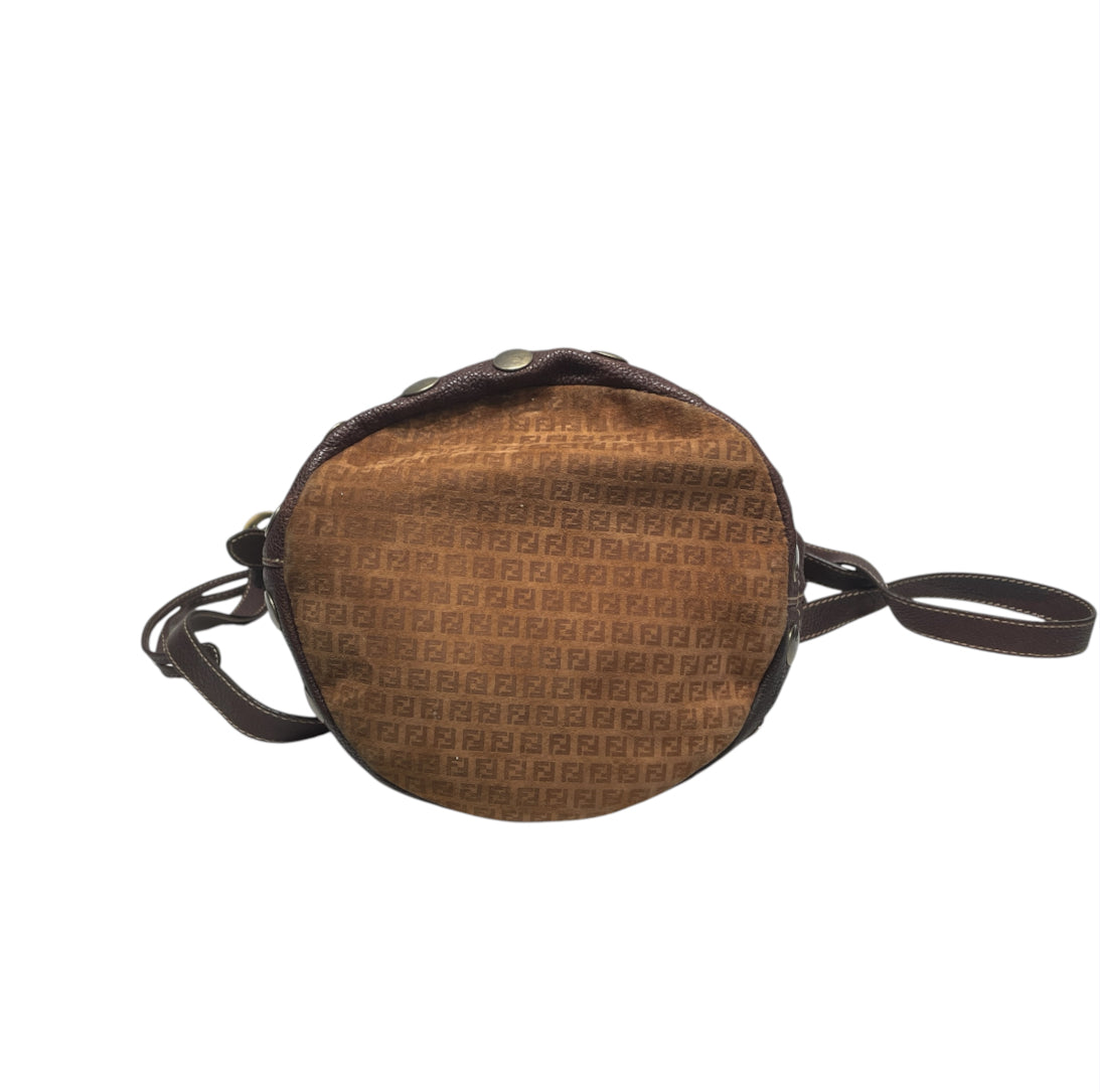 FENDI/Bag/Leather/BRW/BUCKET BAG view 4