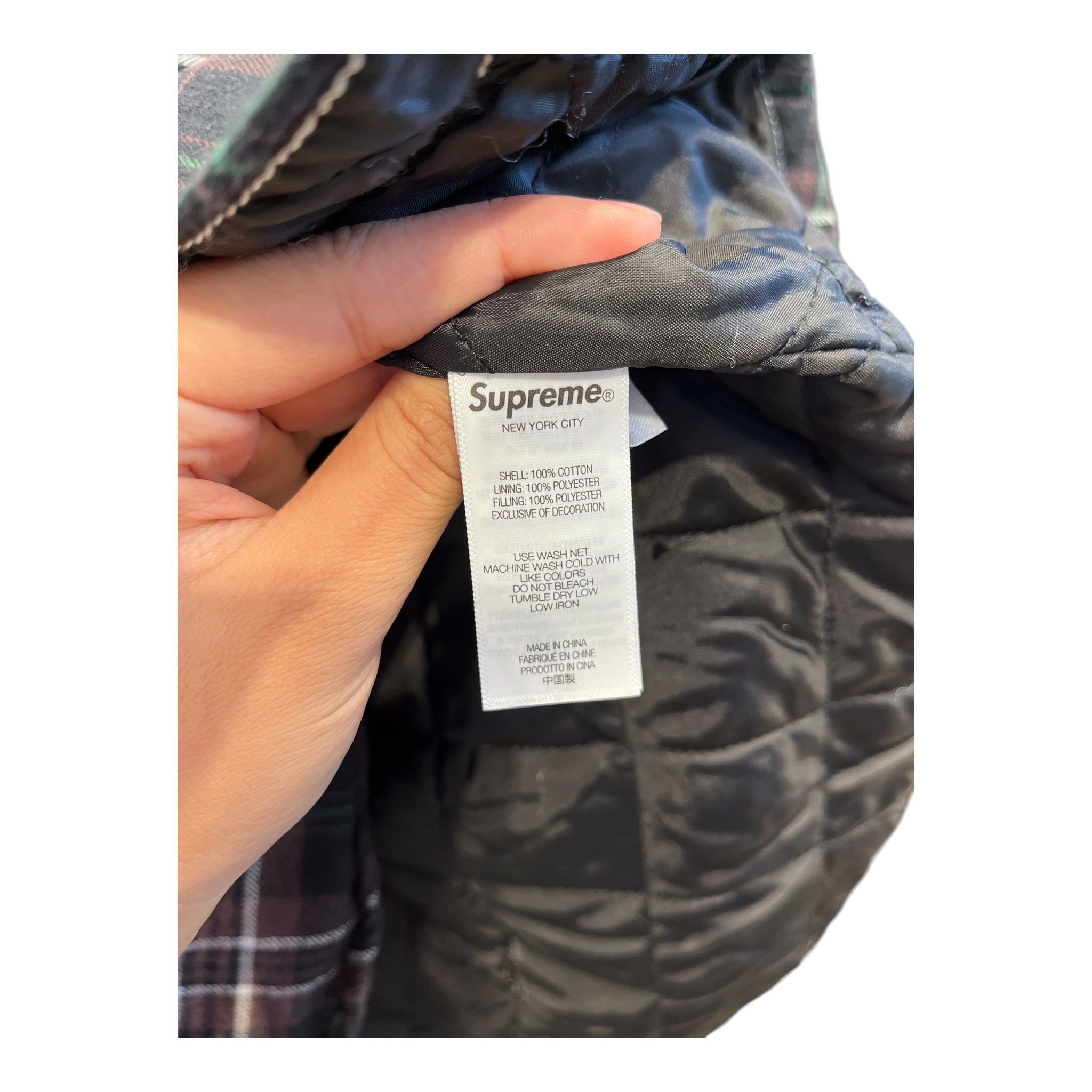 Supreme/Flannel Shirt/M/Cotton/MLT/Plaid/ view 5