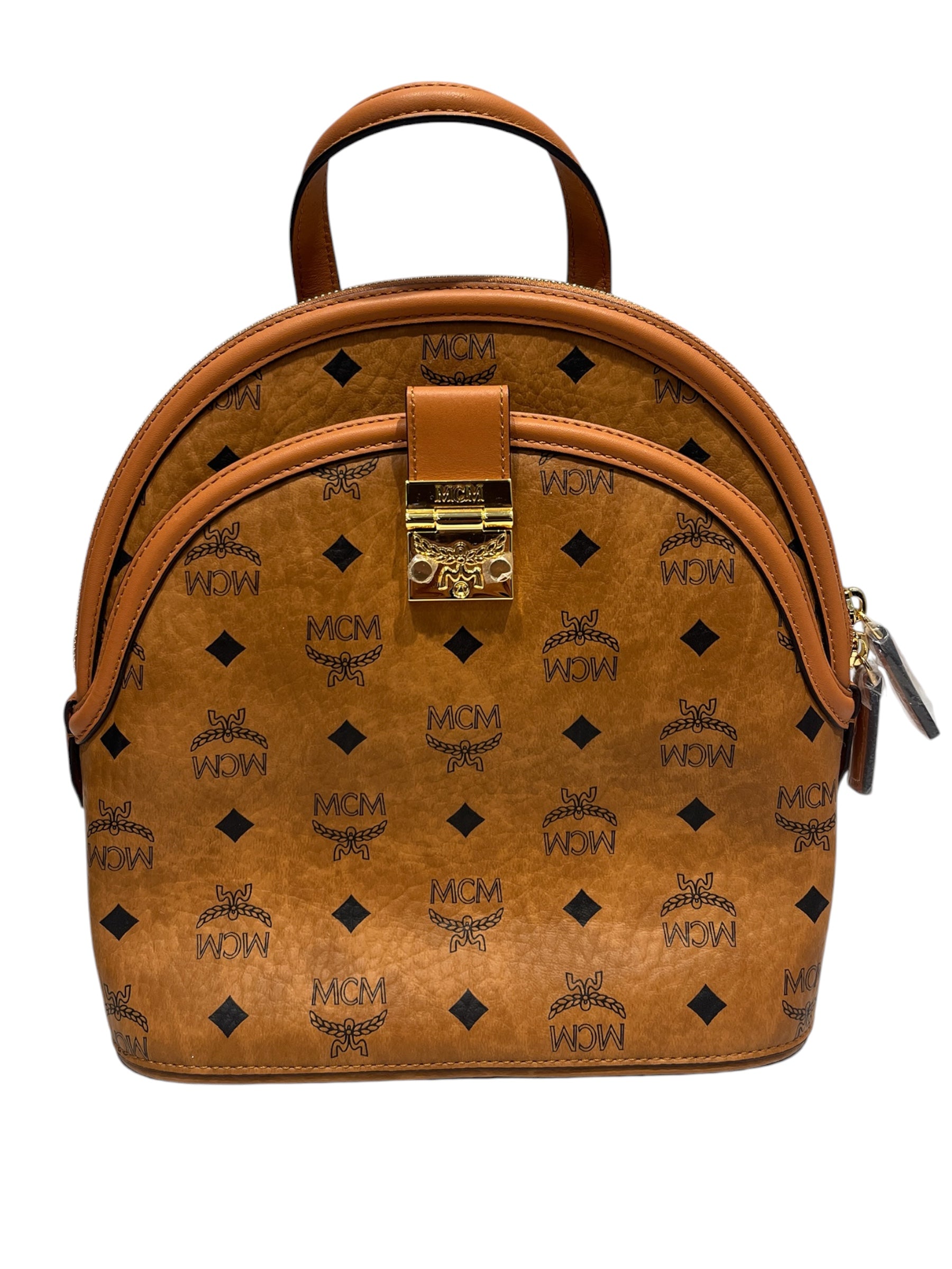 MCM/Backpack/All Over Print/Leather/CML/ view 1