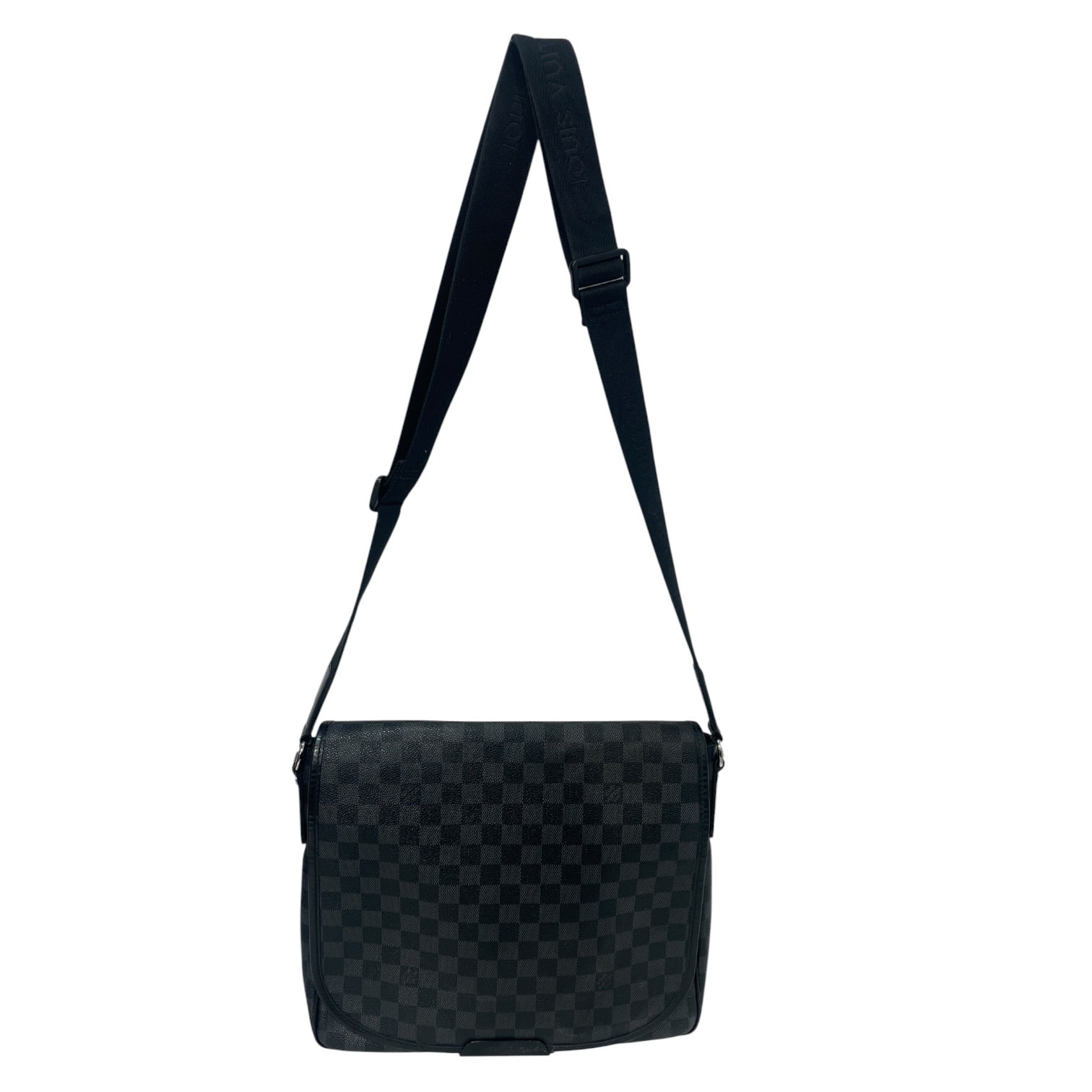 LOUIS VUITTON/Cross Body Bag/All Over Print/Leather/BLK/Damier Graphite Daniel MB view 2