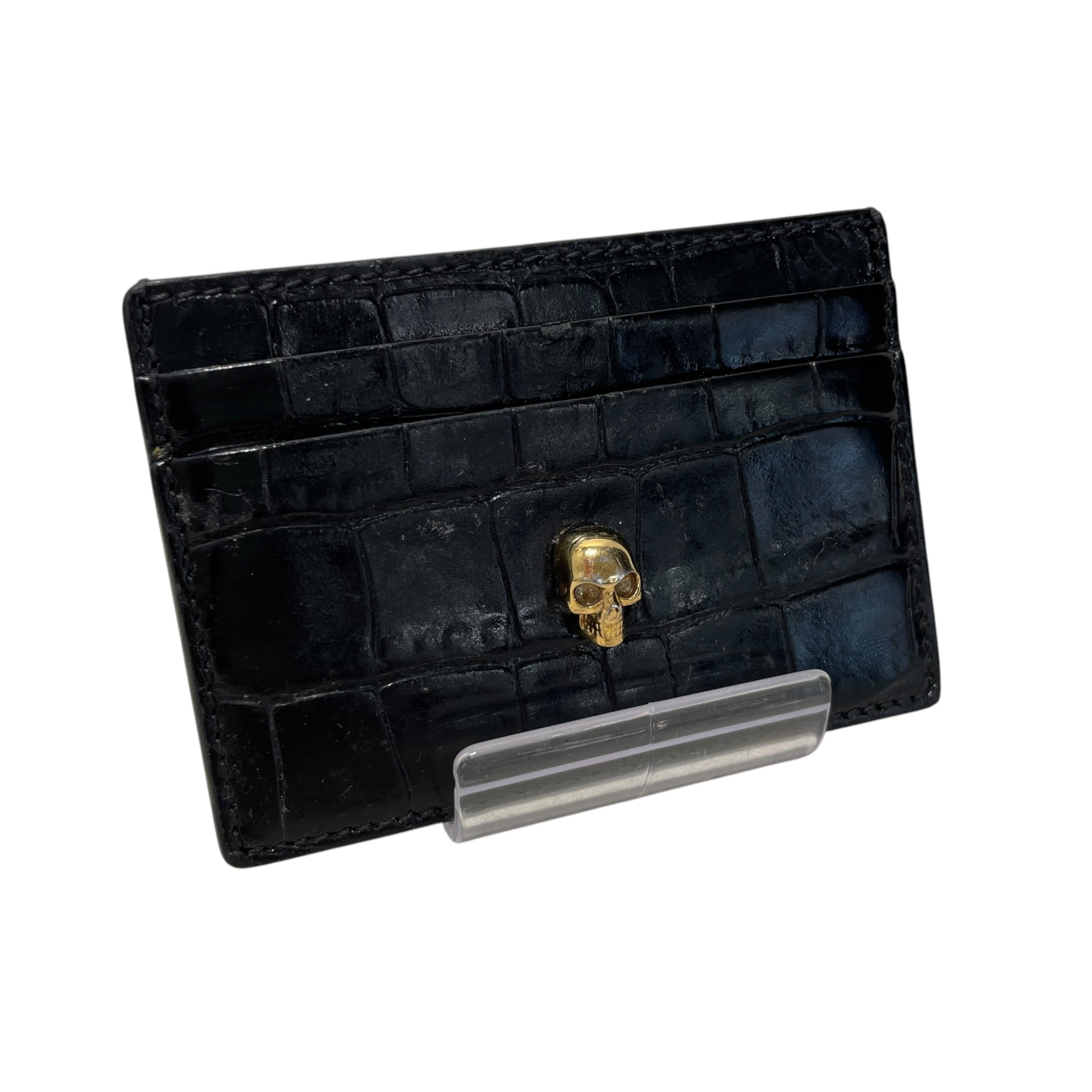 Alexander McQueen/Wallet/Acrylic/BLK/M's/ view 1