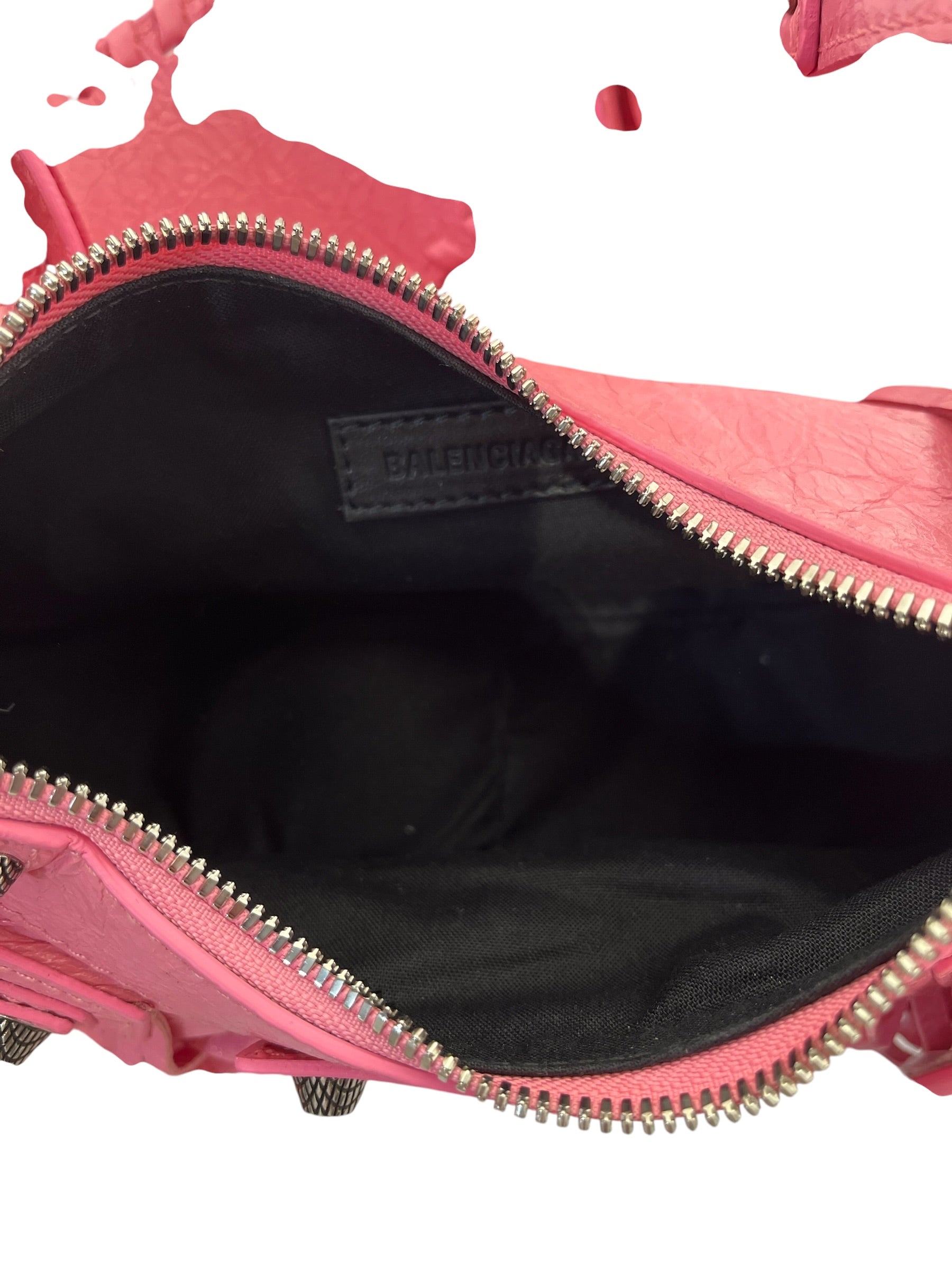 BALENCIAGA/Hand Bag/Lambskin/PNK/Le cagole Fringe shoulder bag view 5