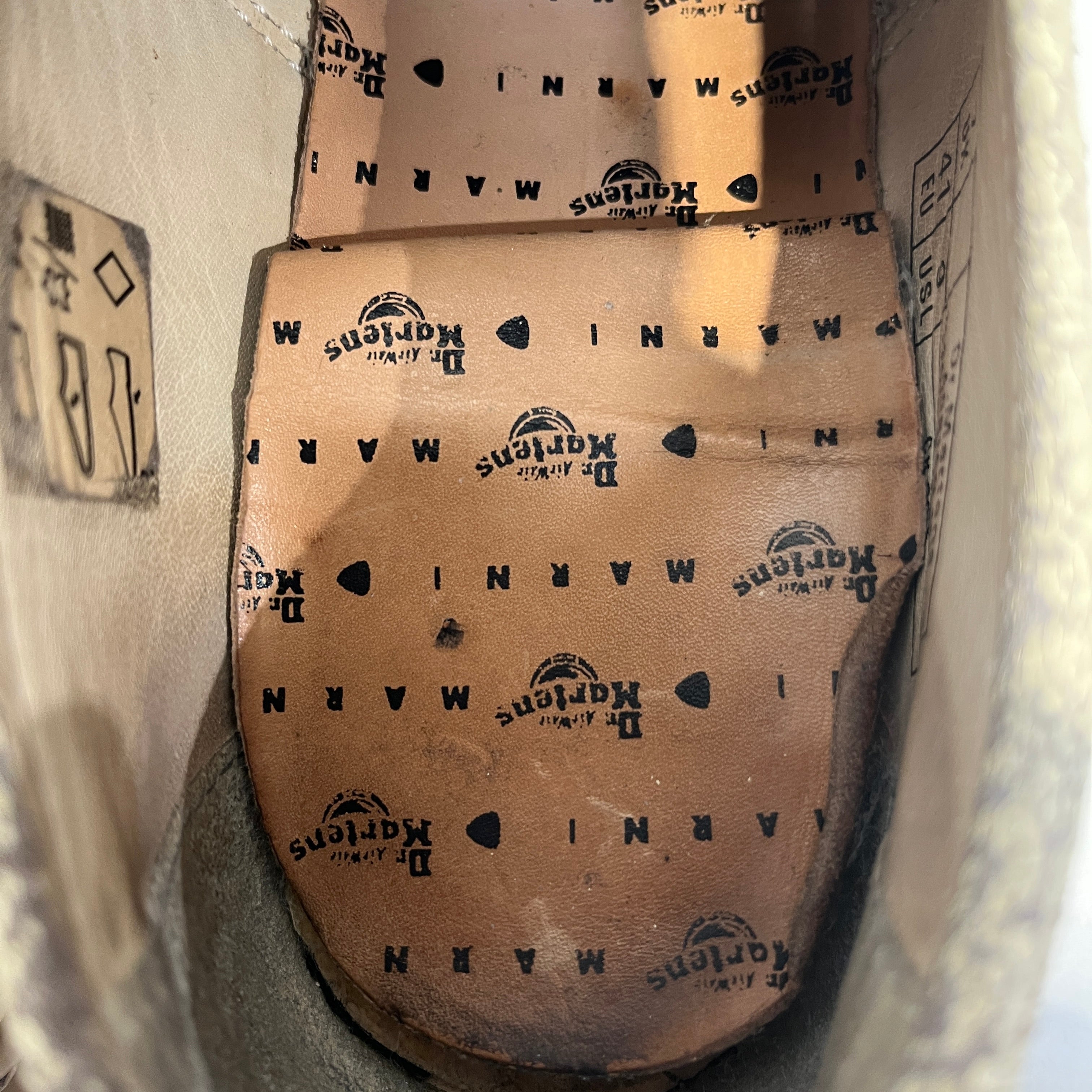 MARNI/Dr.Martens/Loafers/US 9/Leather/IVR/Cristal suede vintage view 3