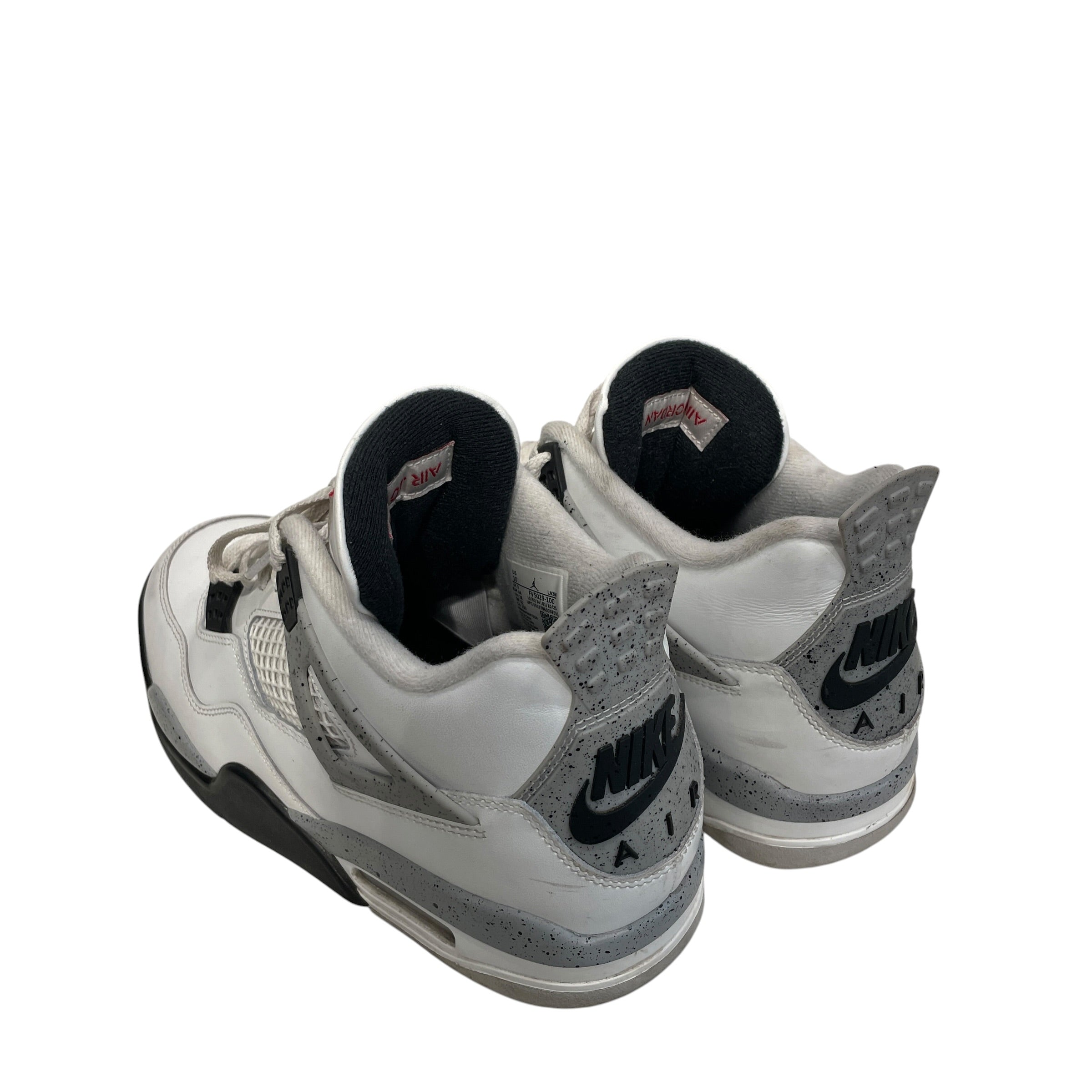 NIKE/AIR JORDAN 4/Hi-Sneakers/US 10/Leather/WHT/FV5029-100 view 2