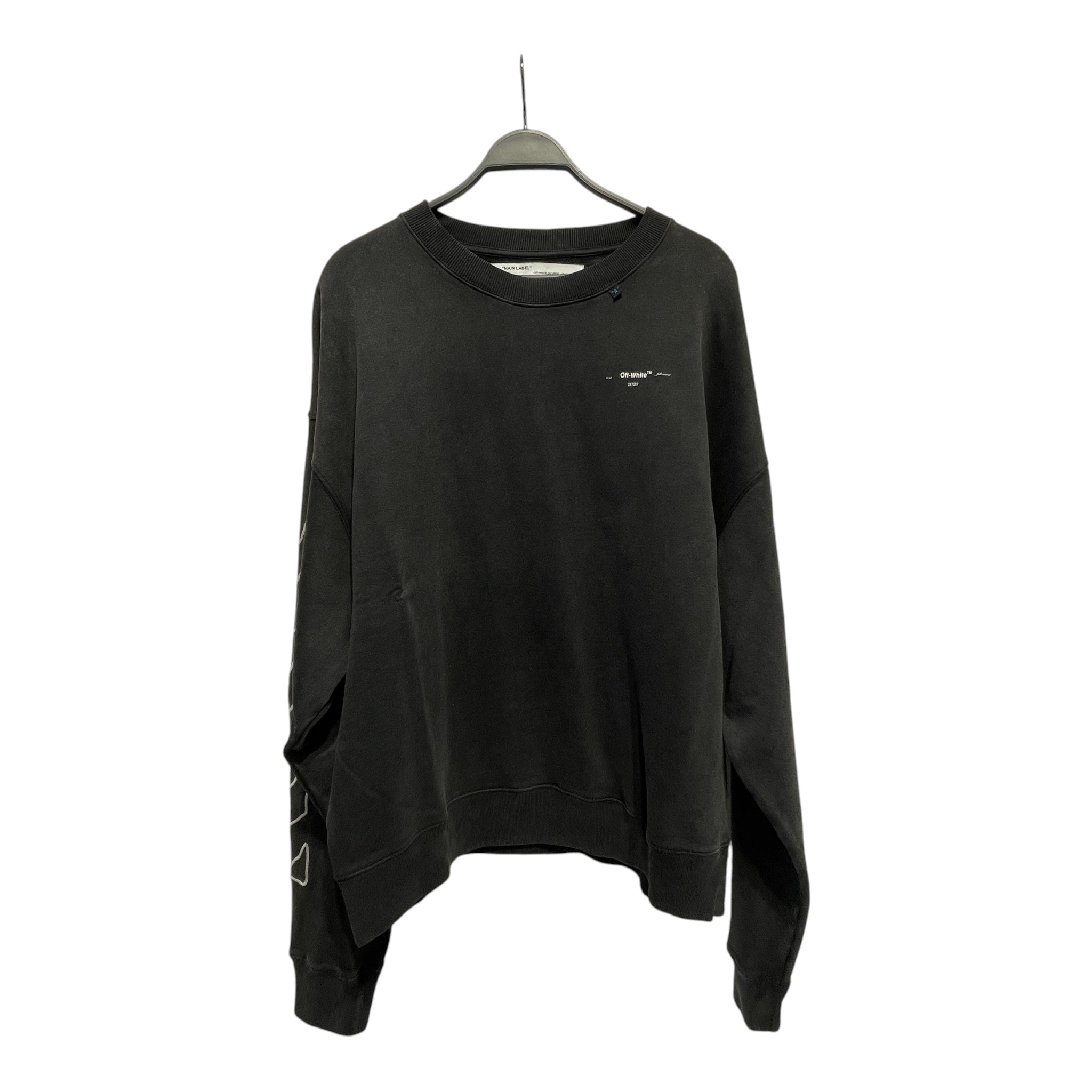 OFF-WHITE/Sweatshirt/L/Cotton/BLK/FALL-WINTER2020 view 1