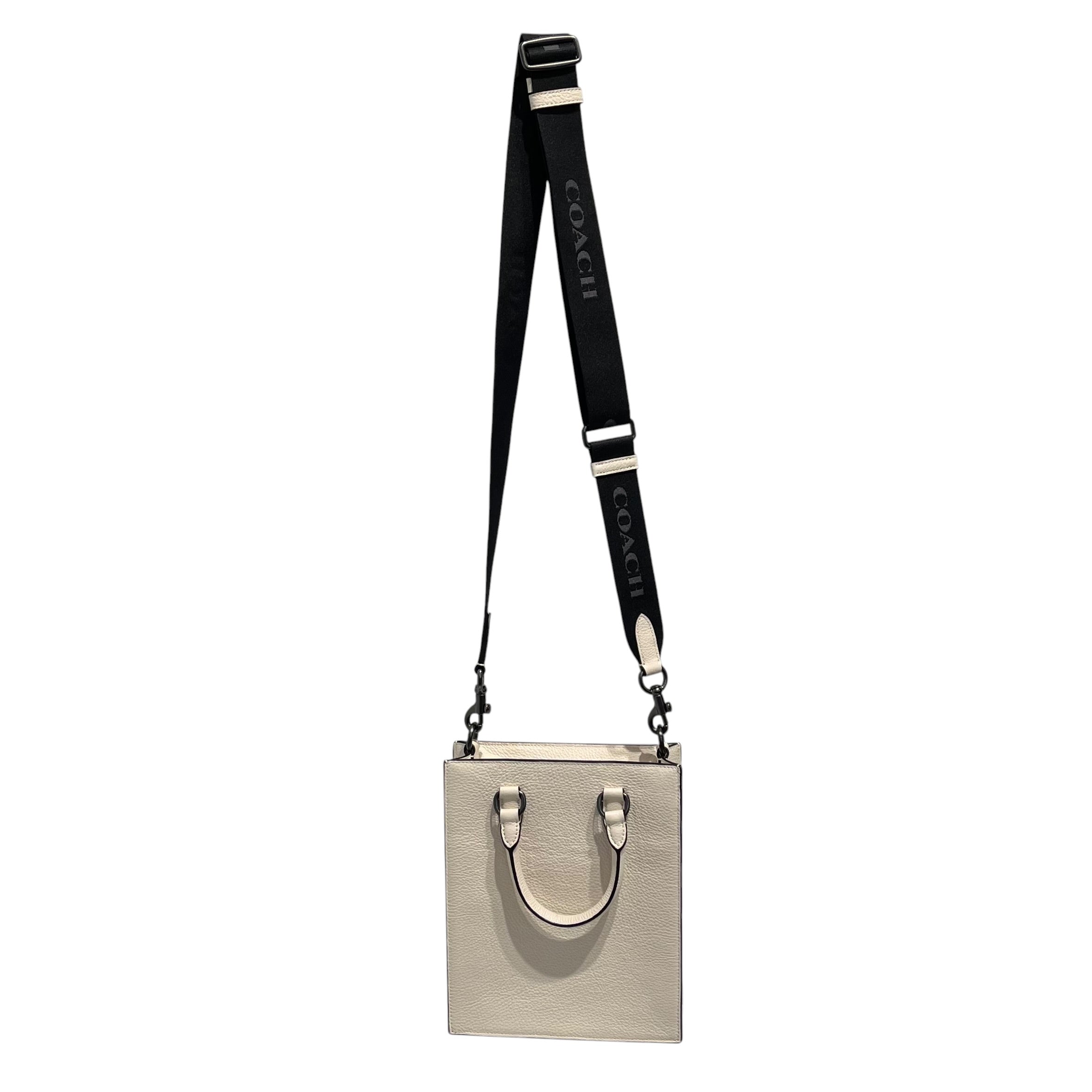 COACH/Cross Body Bag/Leather/WHT/dylan tote bag view 2