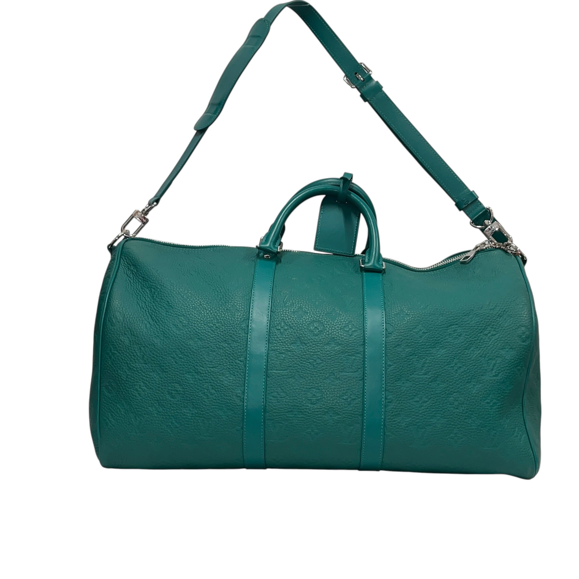 LOUIS VUITTON/Luggage/Monogram/Leather/GRN/KEEPALL BANDOULIERE 50 view 2