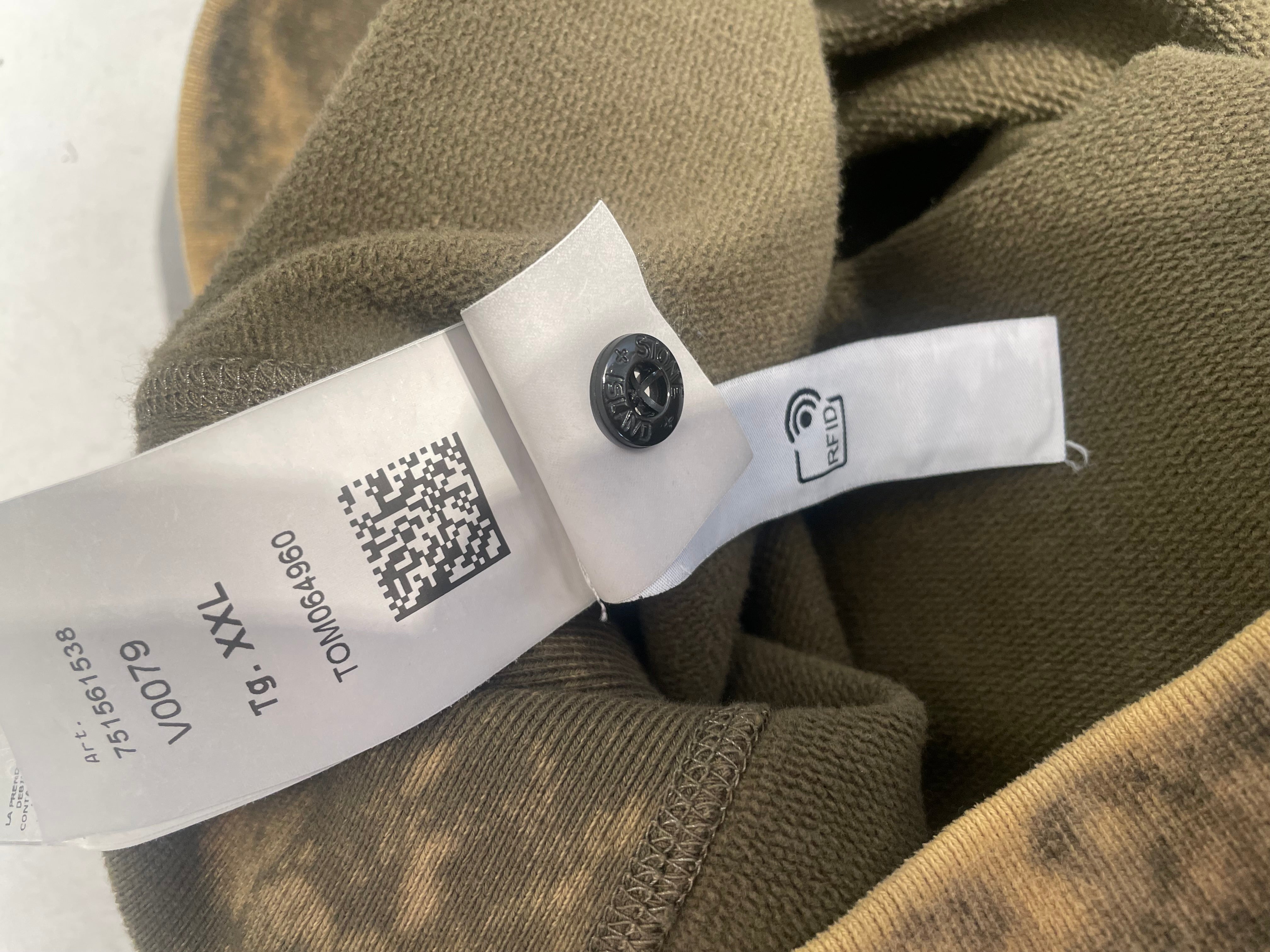 STONE ISLAND/Sweatshirt/XXL/Cotton/MLT/acid wash view 6