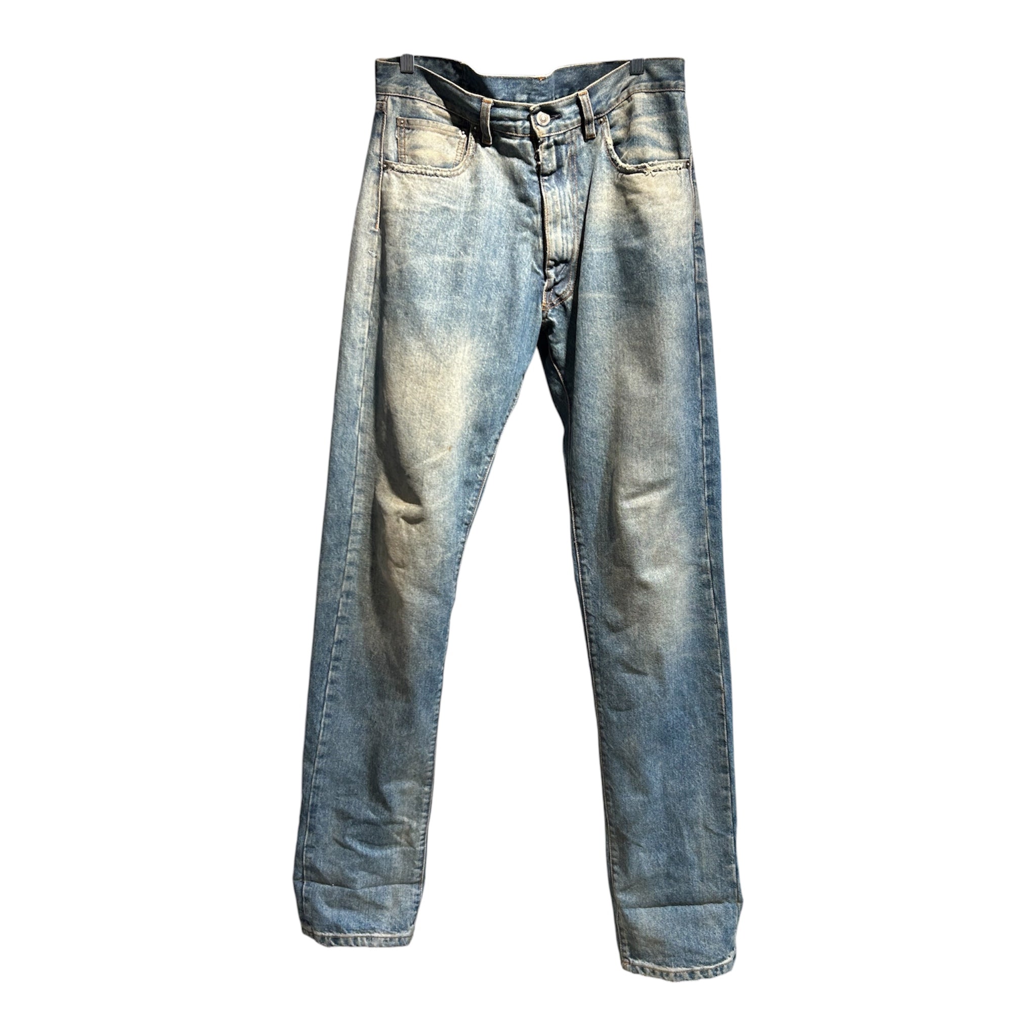 Maison Margiela/Straight Pants/26/Denim/BLU/Straight Washed Distressed view 1