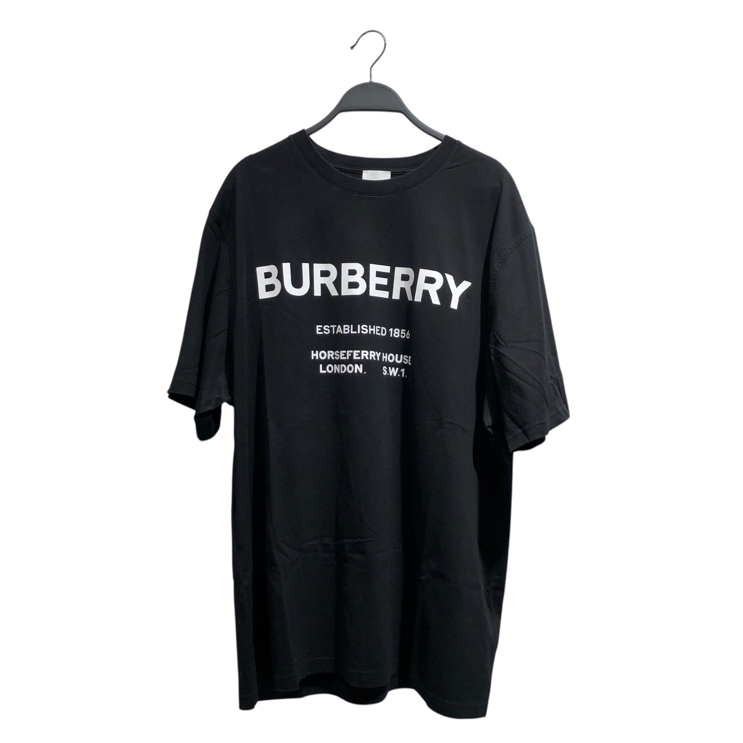 BURBERRY/T-Shirt/XL/Cotton/BLK/BURBERRY Logo Tee view 1