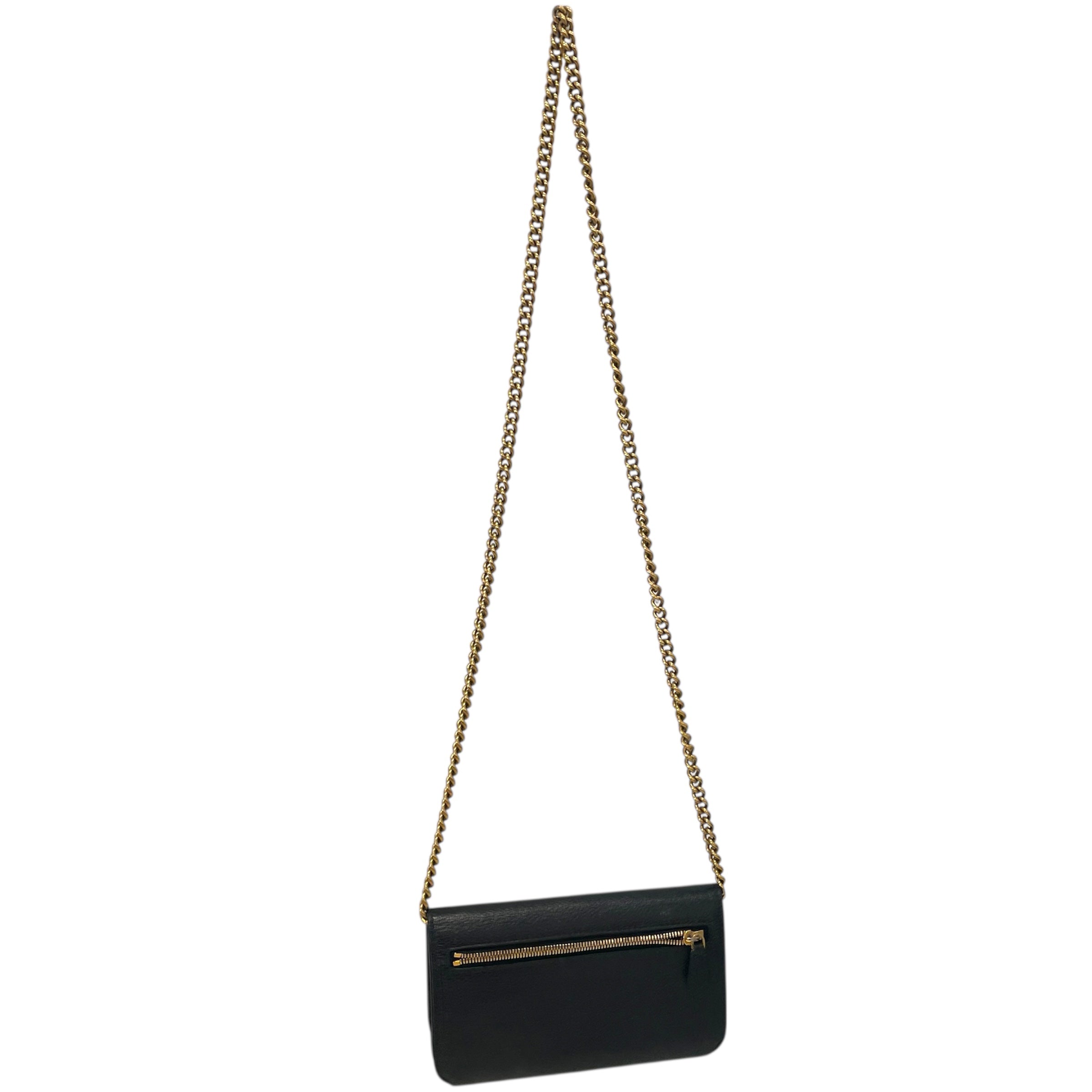 BALENCIAGA/Cross Body Bag/Leather/BLK/ view 2