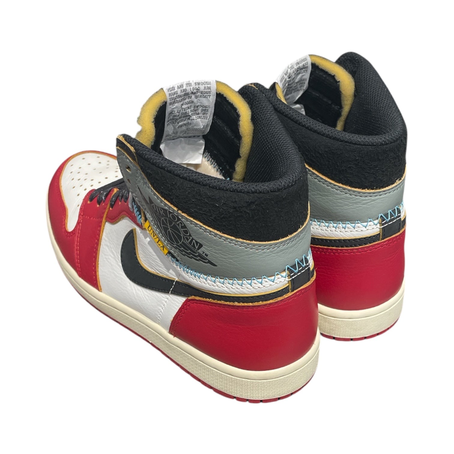 NIKE/X UNION LA JORDAN 1 HIGH OG SP/Hi-Sneakers/US 8/Leather/RED/HV8563-600 view 2