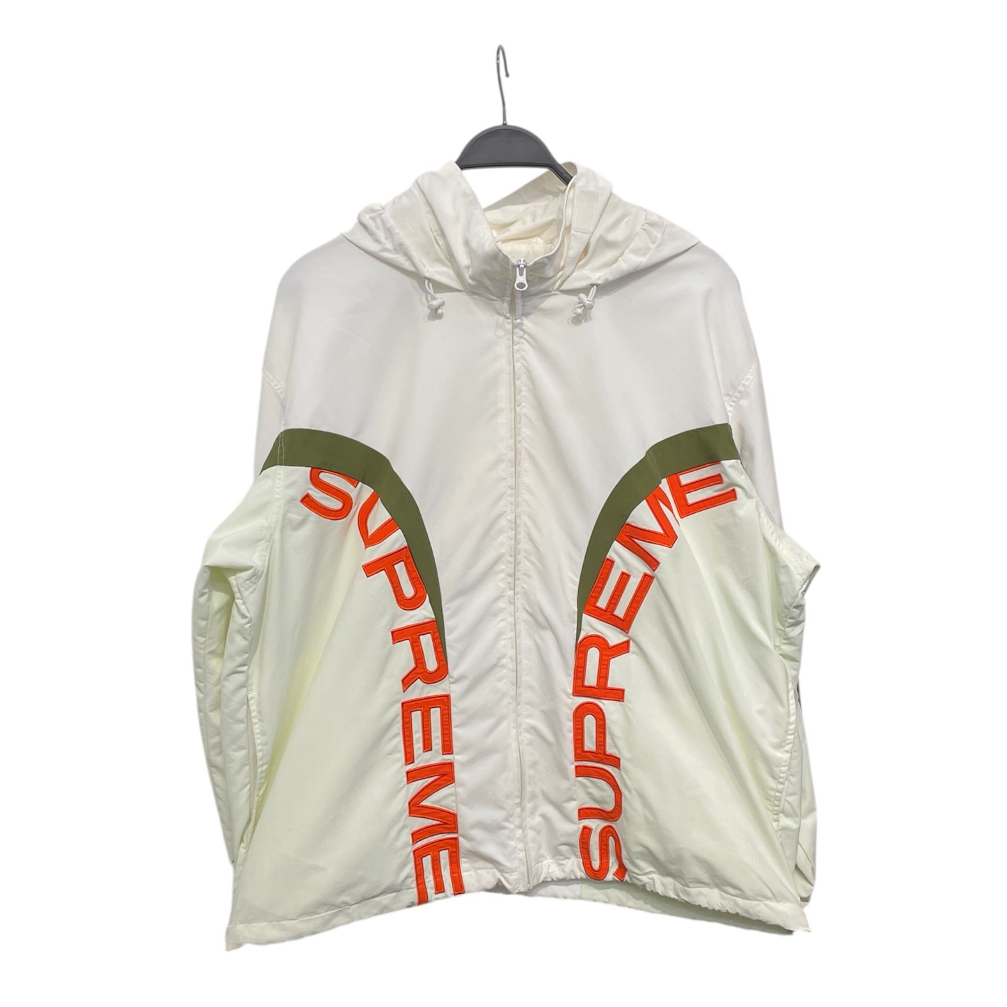 Supreme/Jacket/L/Nylon/WHT/Curve Track Jacket SS22 view 1