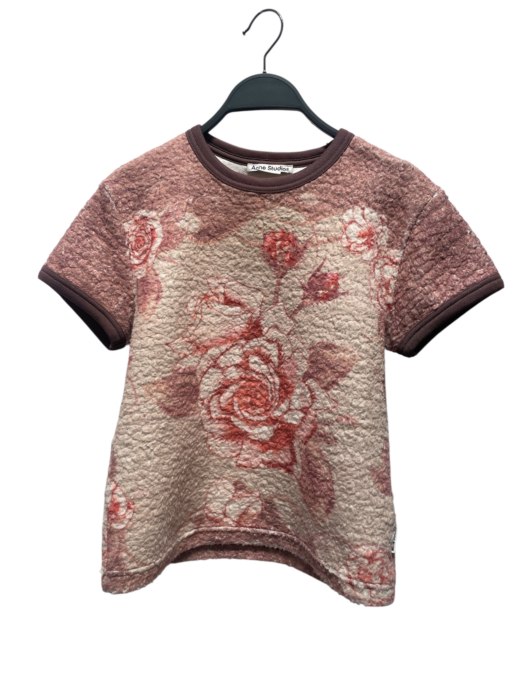 Acne Studios/T-Shirt/S/Cotton/PNK/fleece carpet view 1