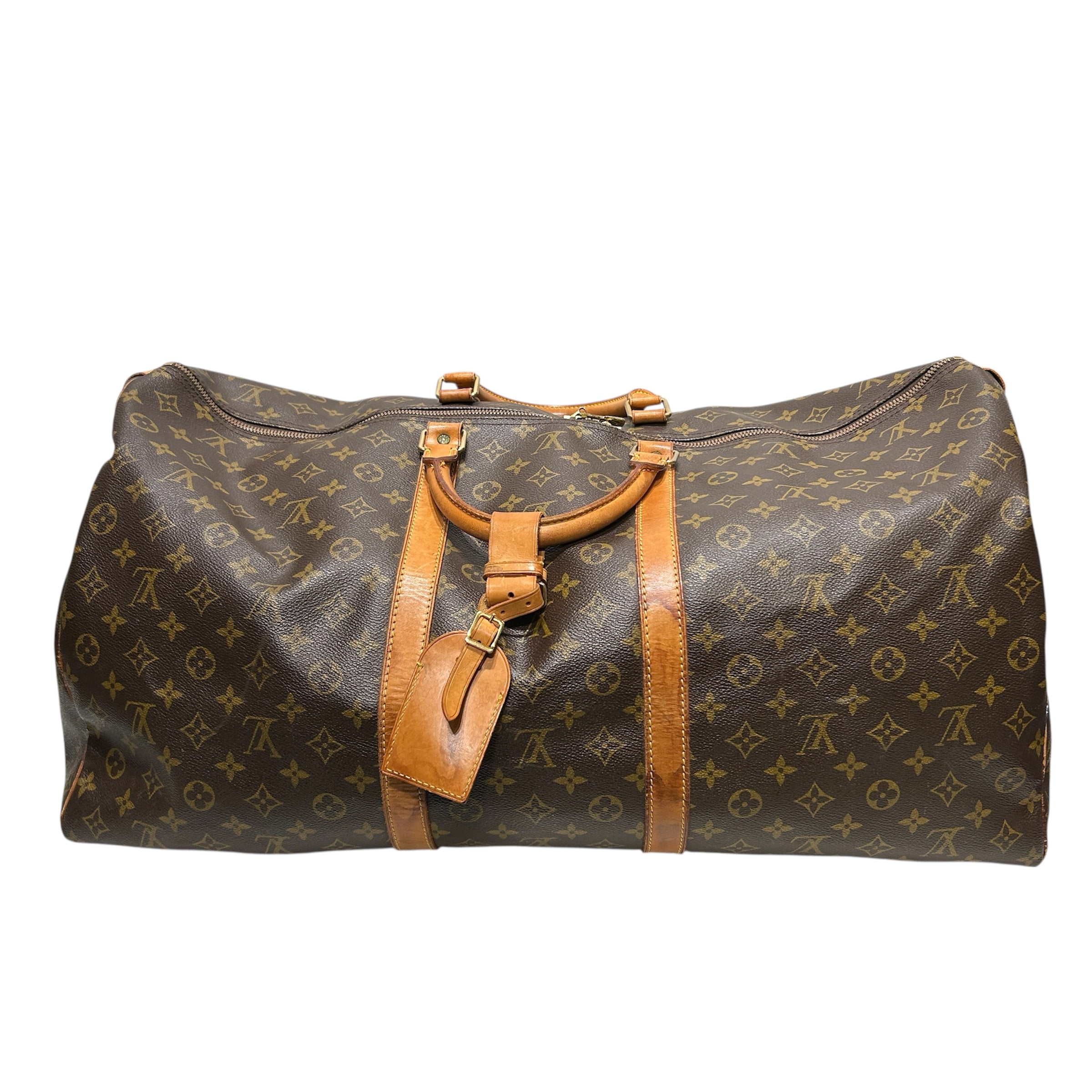 LOUIS VUITTON/Luggage/Monogram/Leather/BRW/DUFFLE BAG view 1