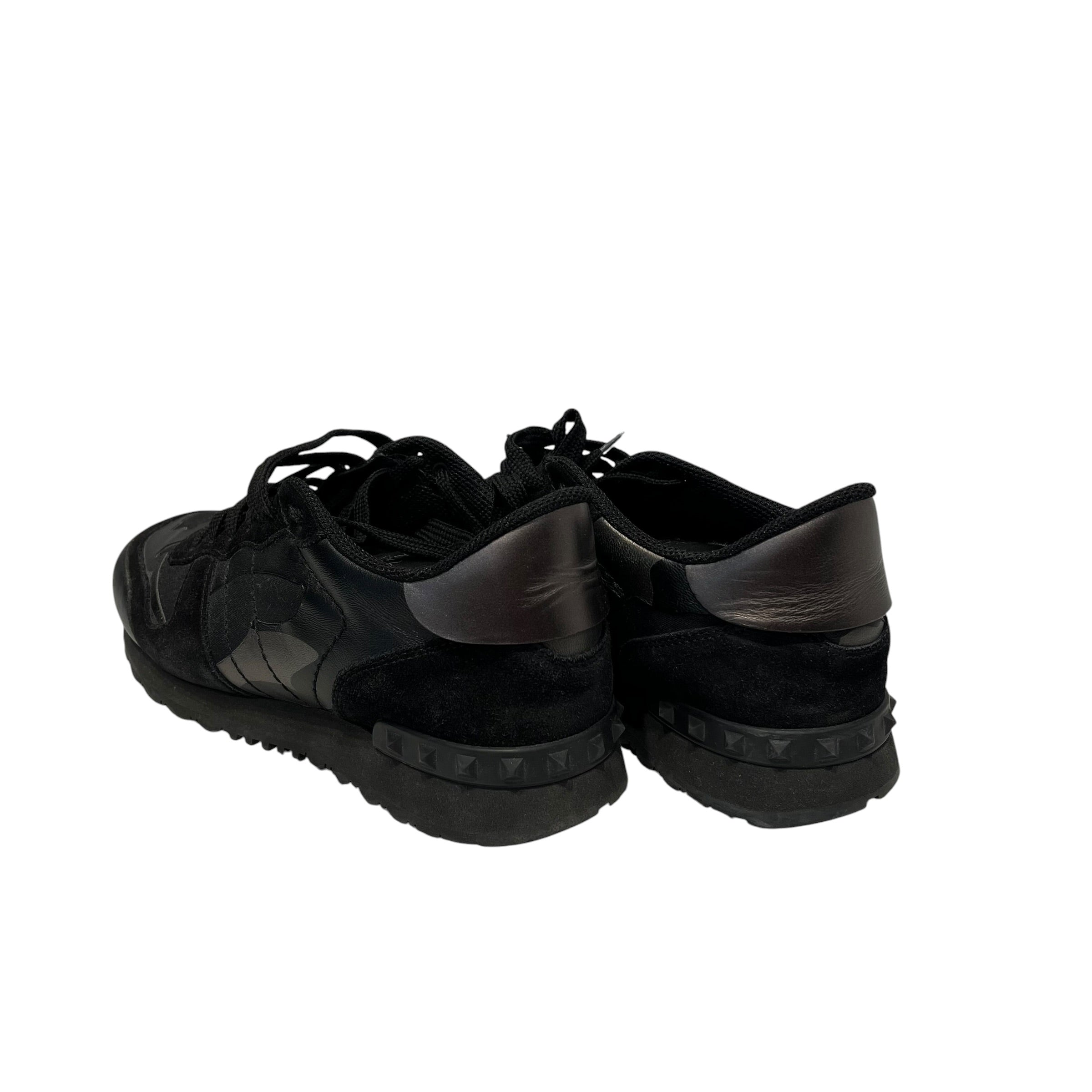 VALENTINO/Low-Sneakers/EU 40/Cotton/BLK/ROCKRUNNERS view 2