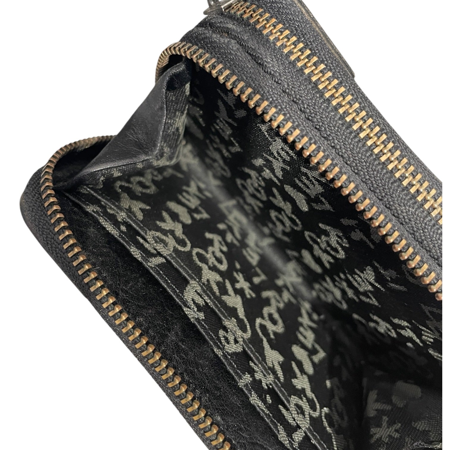 Vivienne Westwood/Wallet/Leather/BLK/L's/ZIPPER BIFOLD view 3