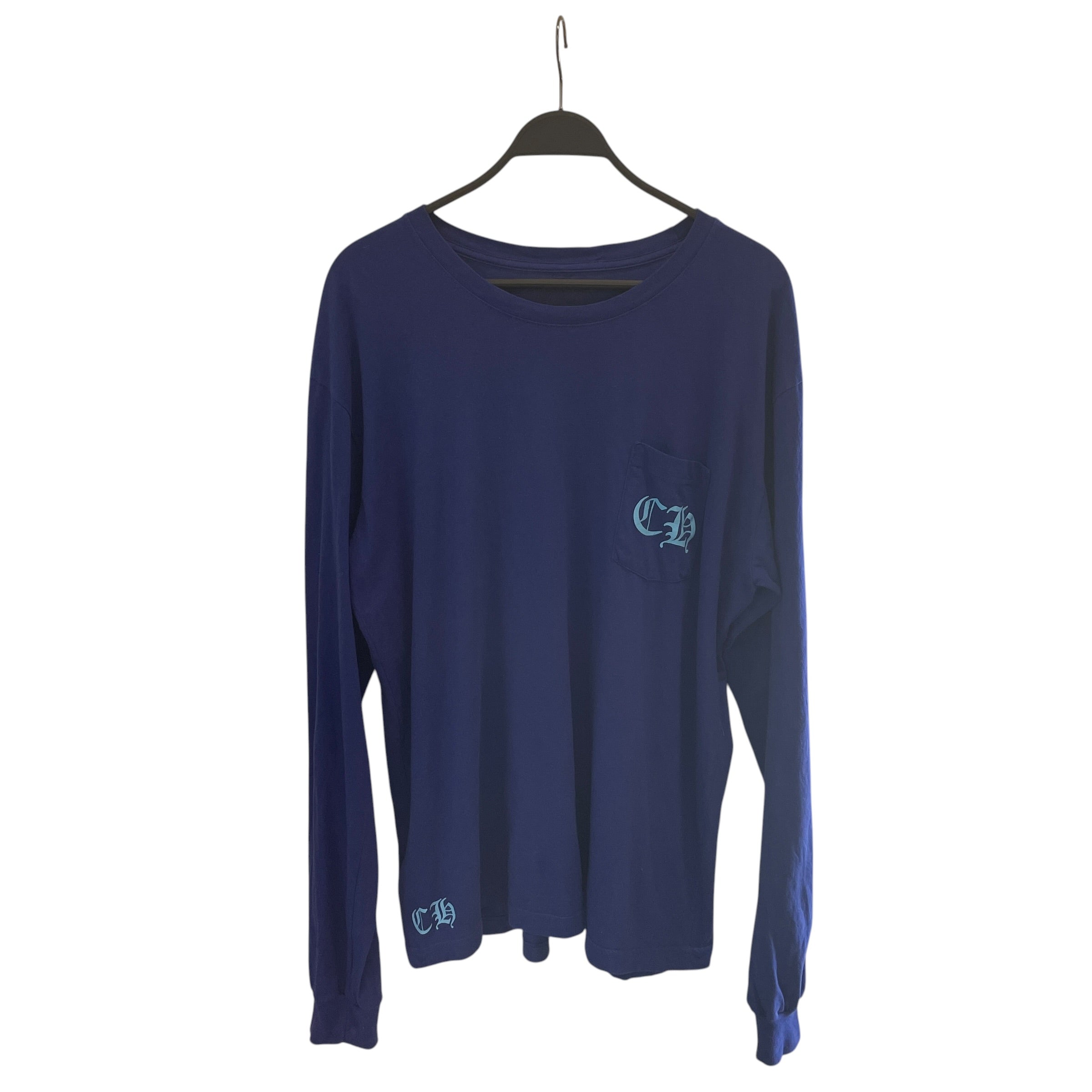 CHROME HEARTS/LS T-Shirt/XXL/Cotton/BLU/LIGHT BLUE GRPH view 1