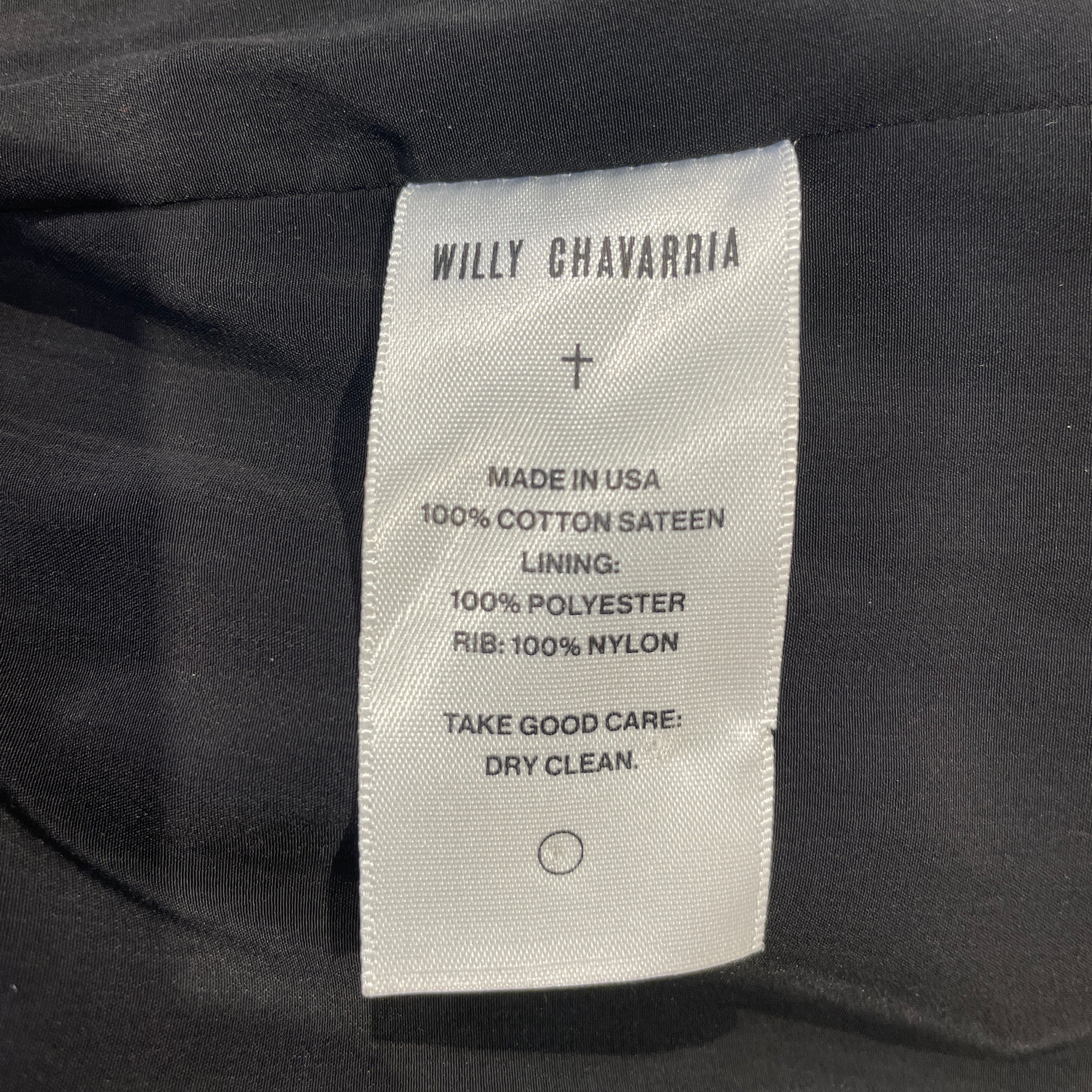 WILLY CHAVARRIA/Baseball Jkt/L/Cotton/BLK/WILLY BOMBER JACKET view 4