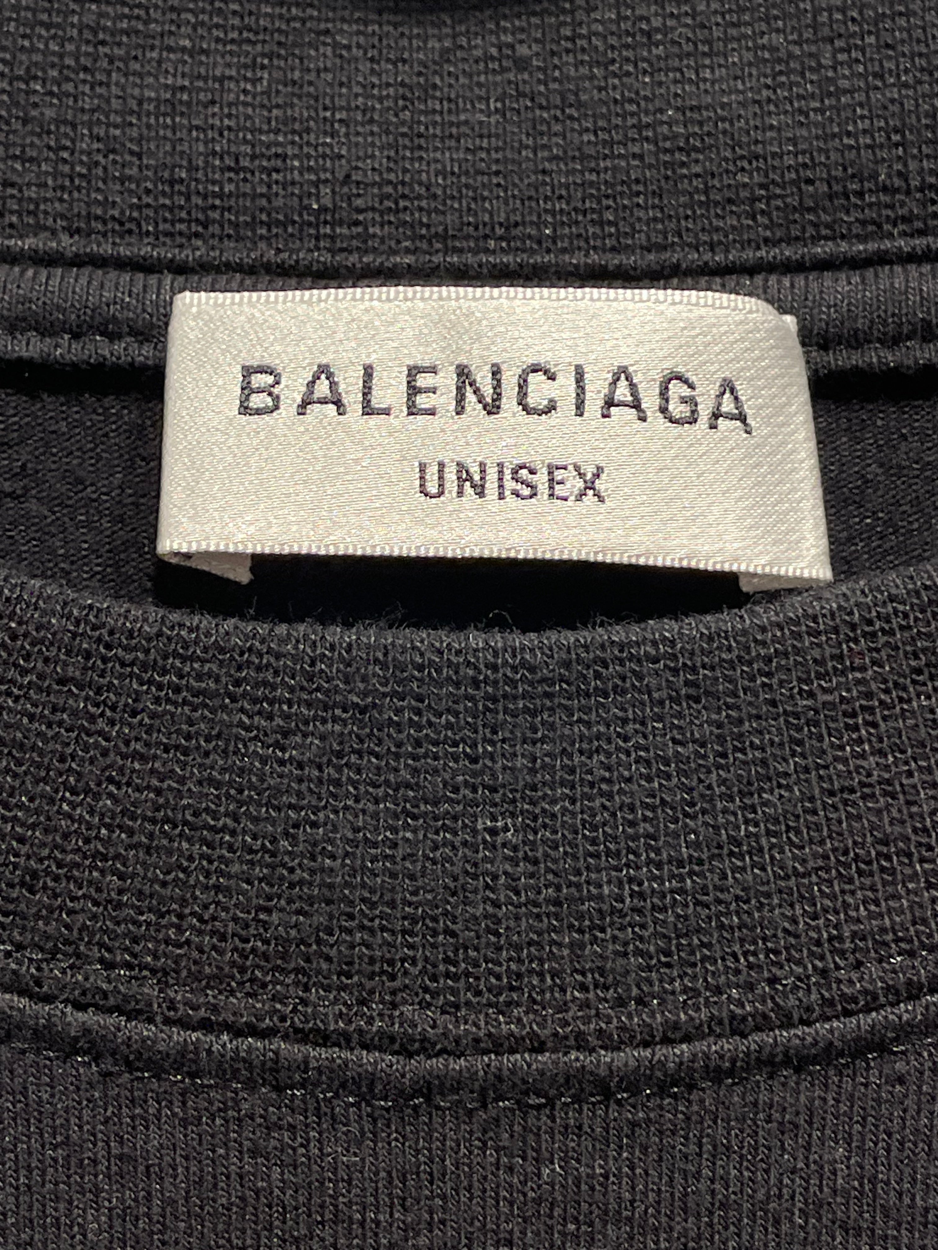 BALENCIAGA/LS T-Shirt/XL/Cotton/BLK/fashion institute view 3