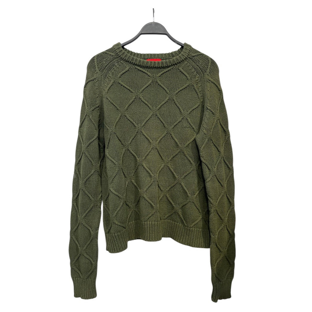 FUGAZI/Sweater/L/Cotton/GRN/CABLE KNIT view 1