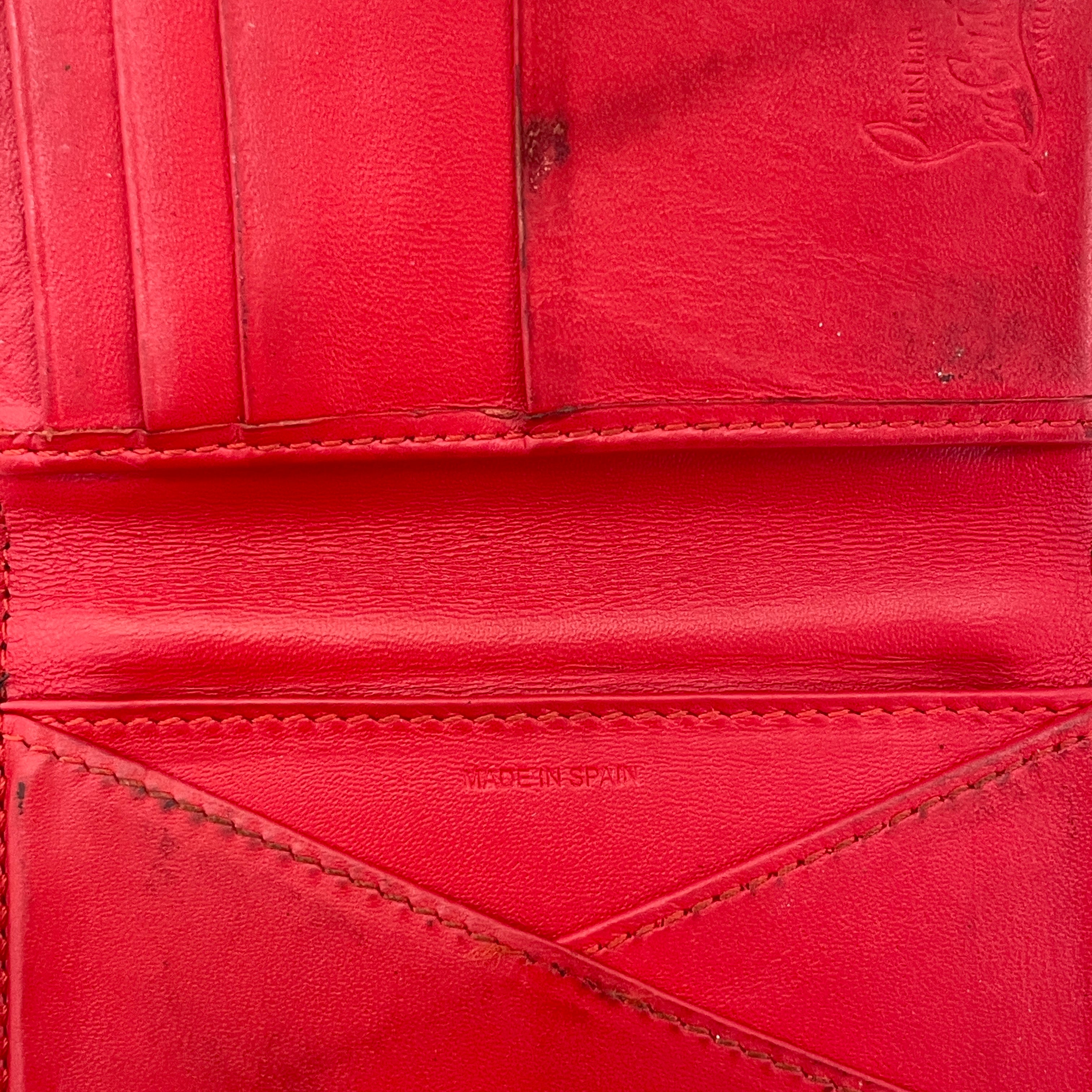 Christian Louboutin/Wallet/Leather/BLK/M's/spike view 3