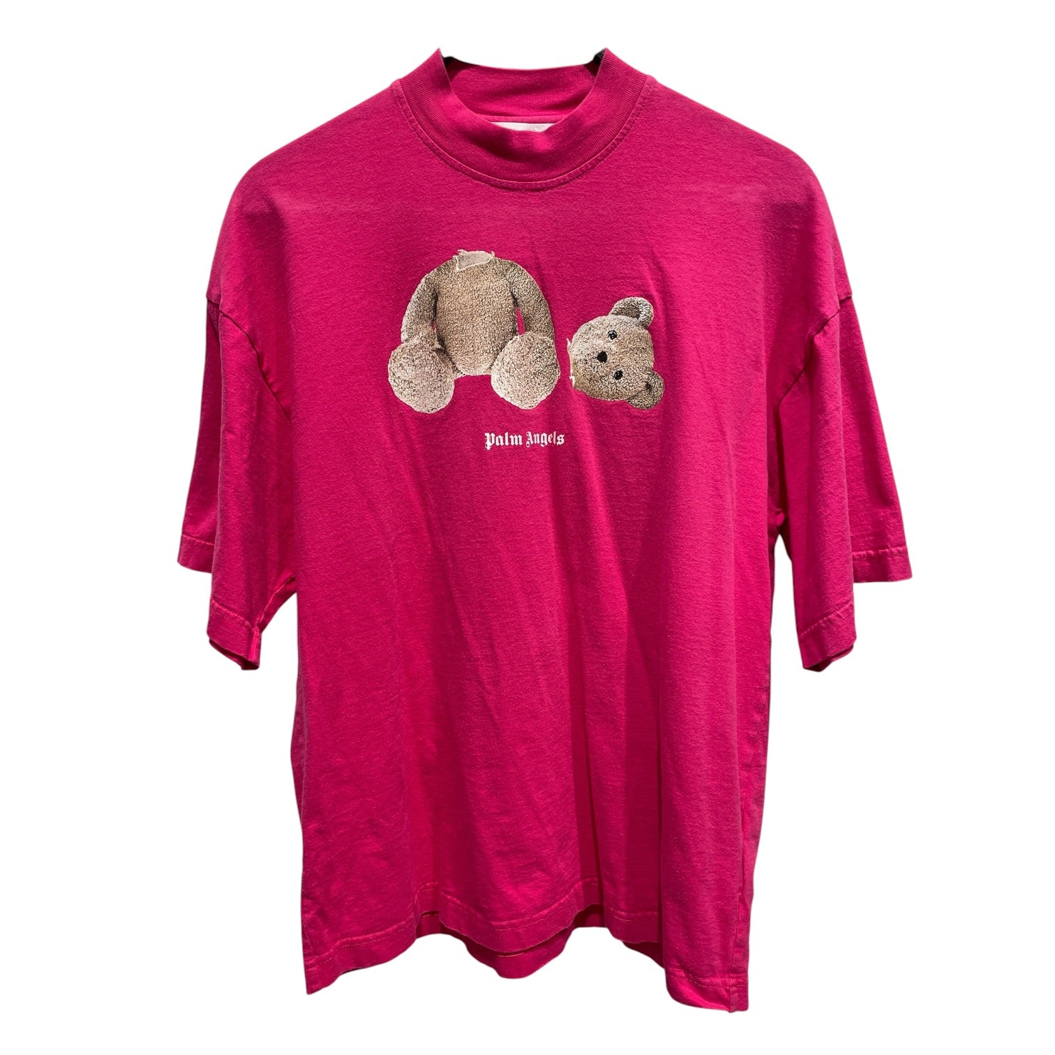 Palm Angels/T-Shirt/S/Cotton/PNK/BEAR TEE view 1
