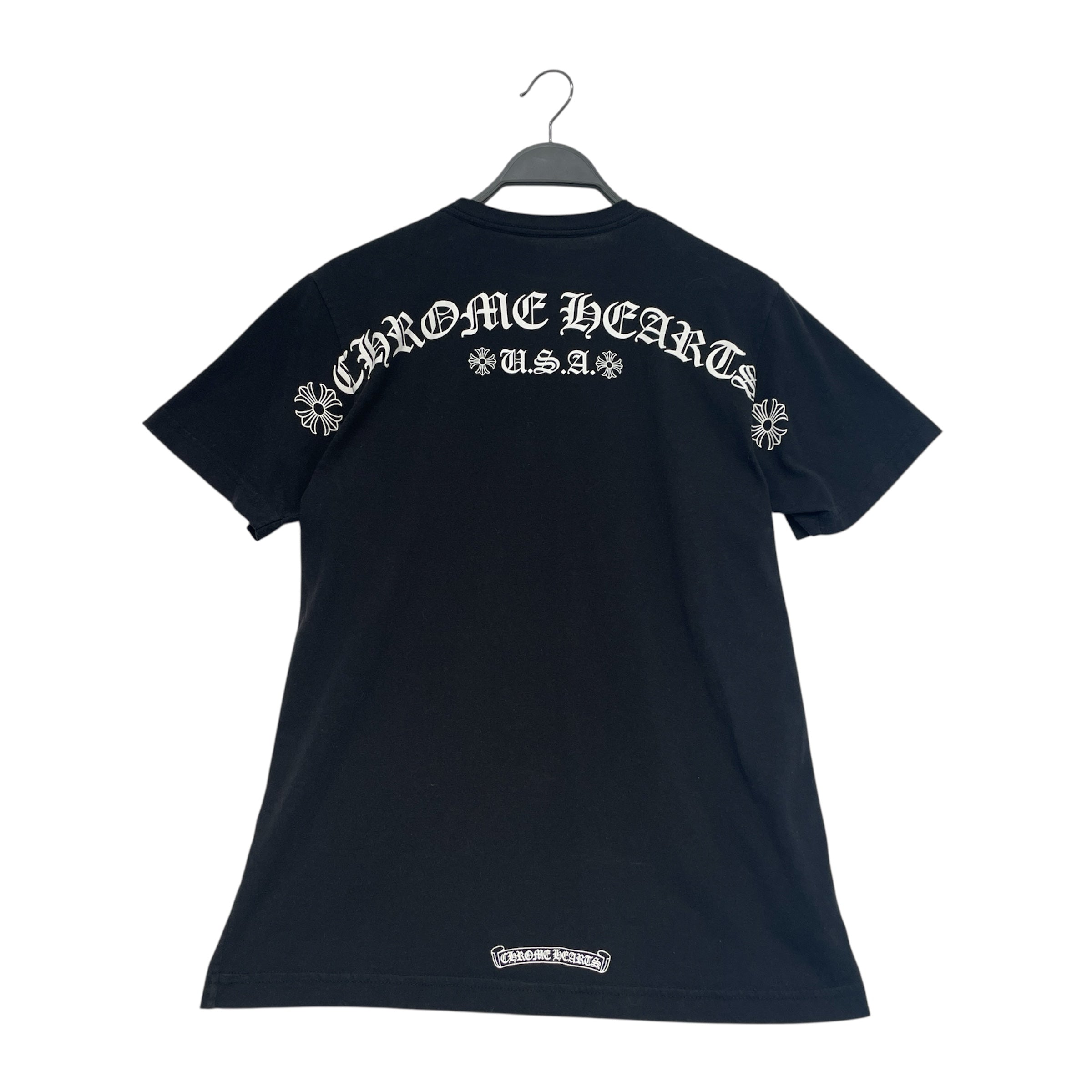 CHROME HEARTS/T-Shirt/M/Cotton/BLK/Front Pocket Tee view 2
