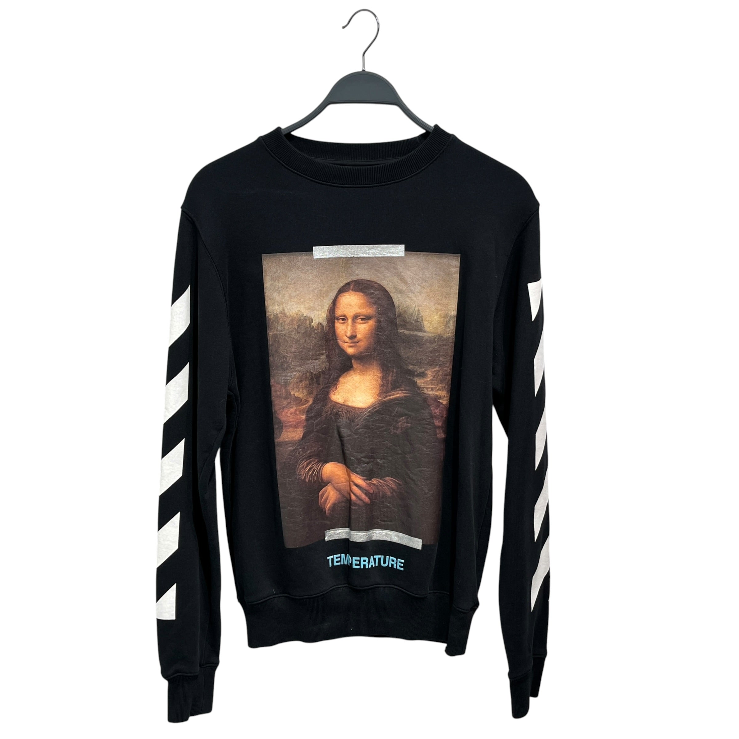 OFF-WHITE/Sweatshirt/XXS/Cotton/BLK/Pullover/Mona Lisa view 1