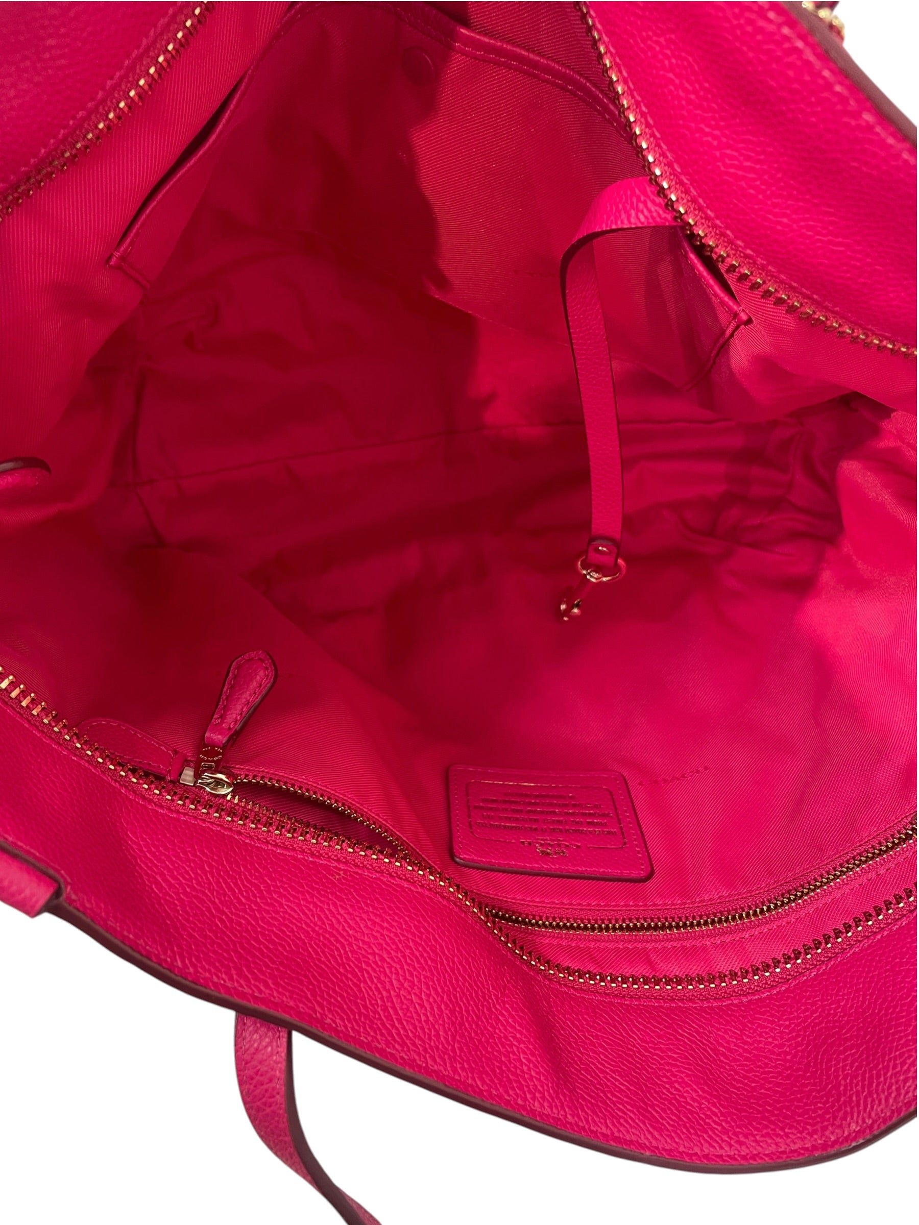COACH/Tote Bag/Leather/PNK/Tatum view 4