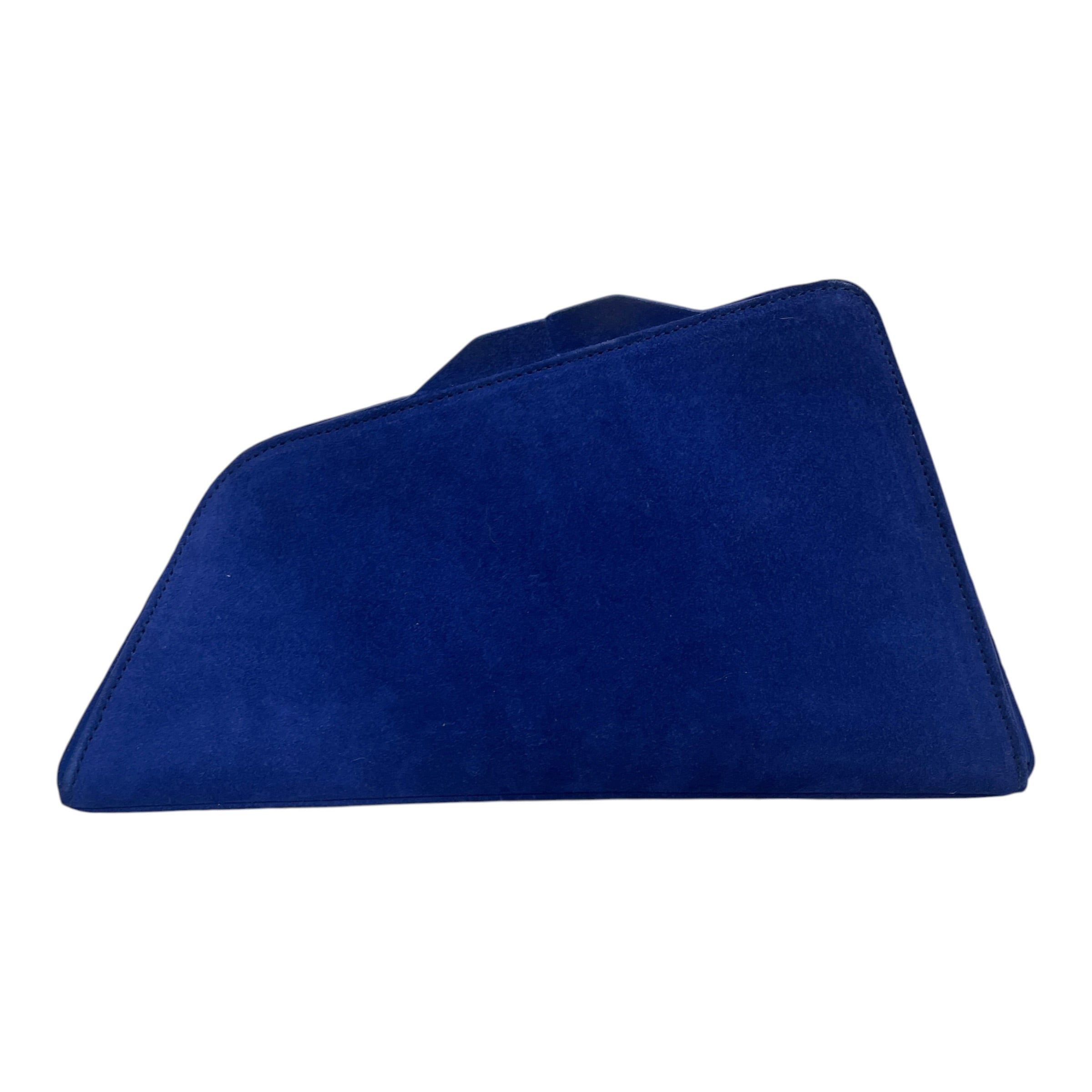 THE ATTICO/Pouch/Suede/BLU/magnet closure view 2