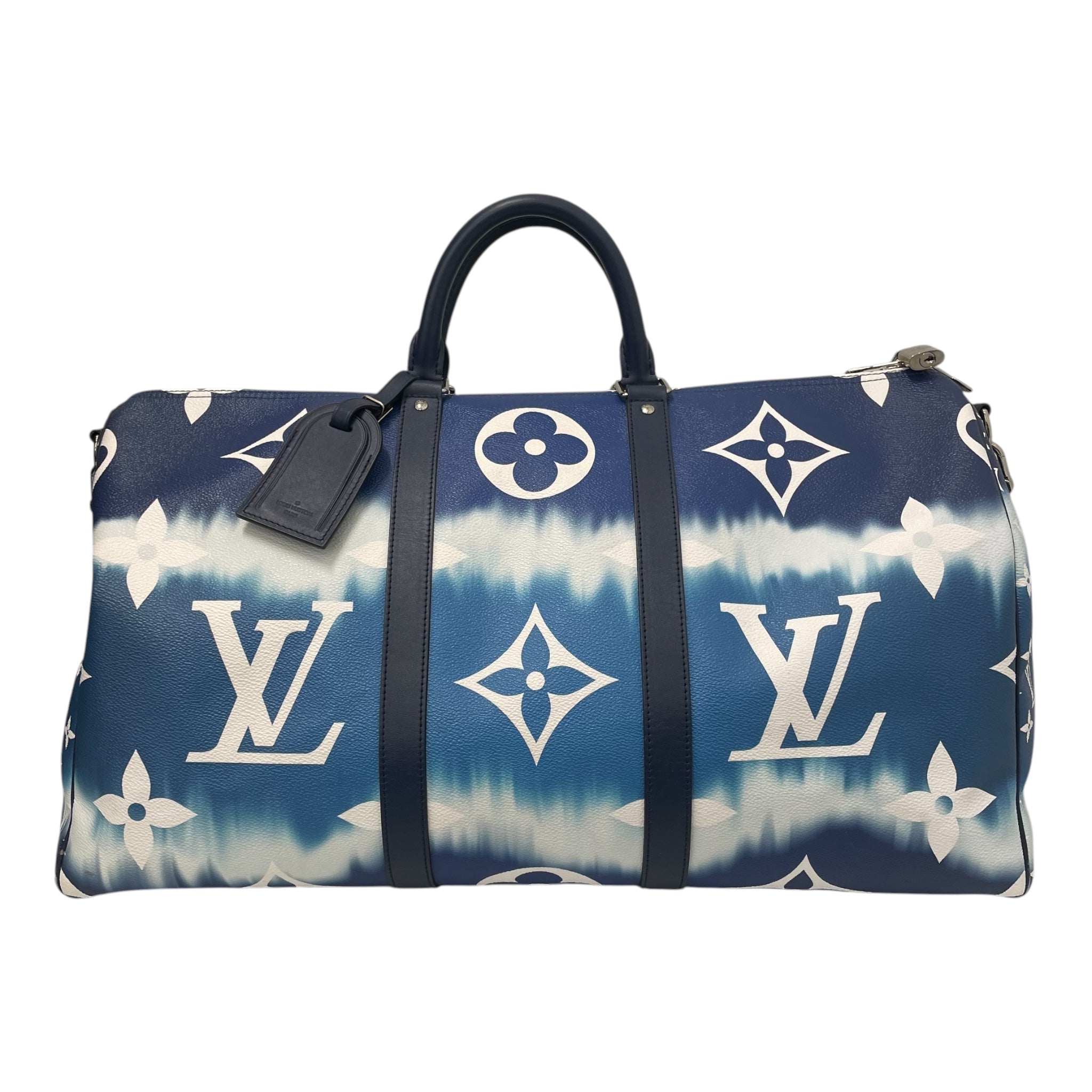 LOUIS VUITTON/Luggage/Monogram/Leather/BLU/BLUETIEDYE view 1