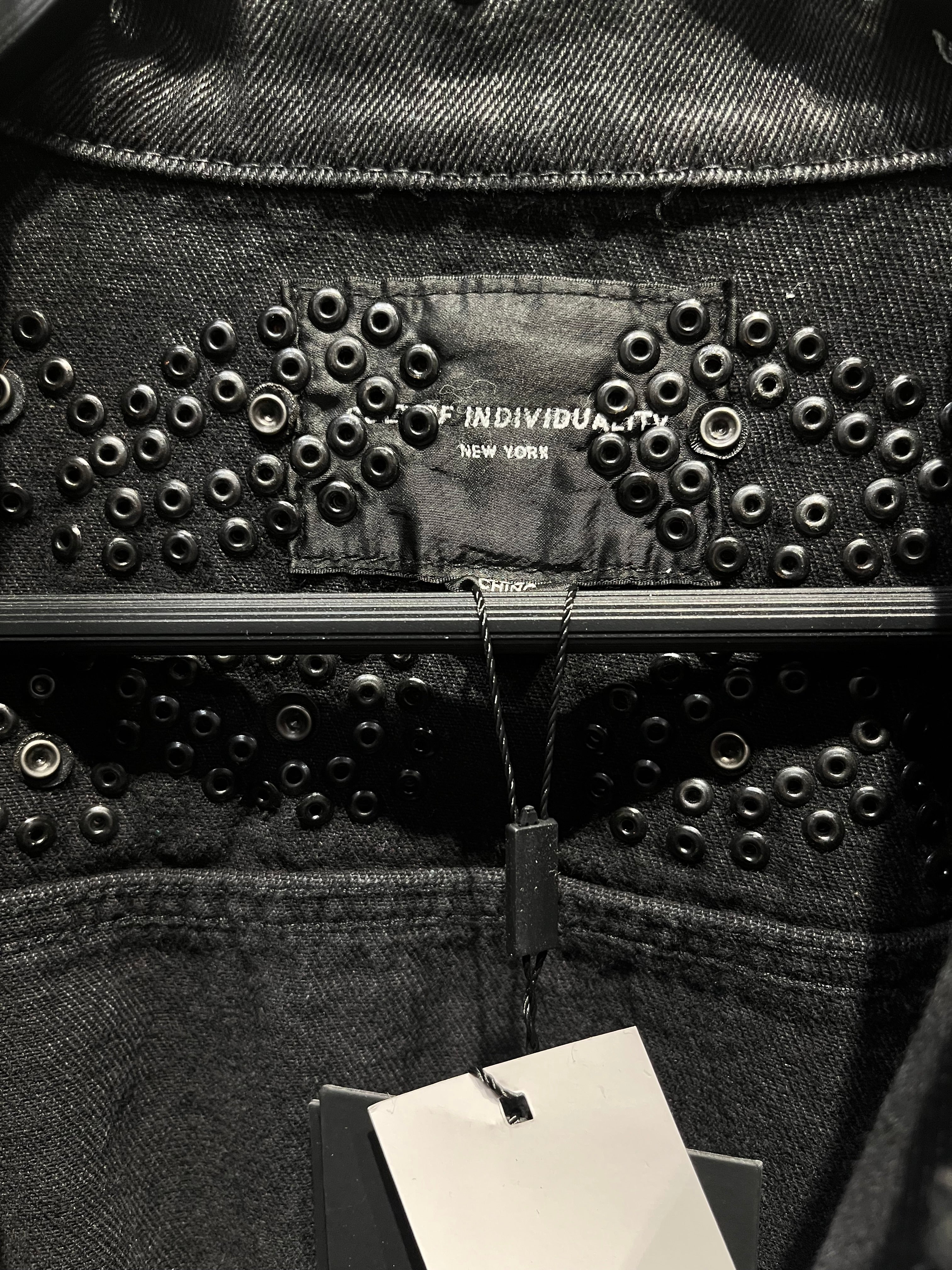 Cult of Individuality/Hoodie/XL/Denim/BLK/TYPE II DENIM 625B10-TT7A view 4