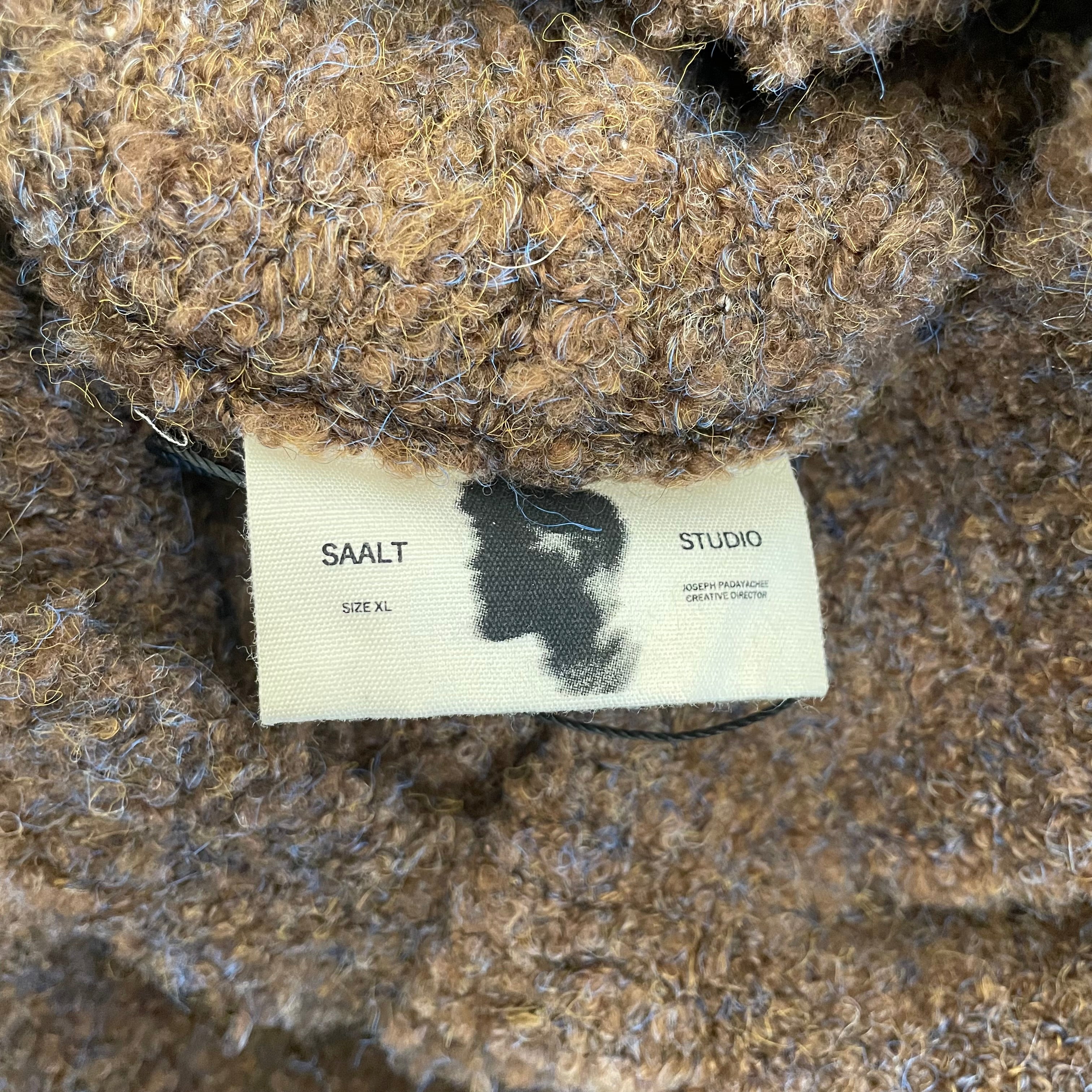 Saalt Studio/Hoodie/XL/BRW/Oat Pullover view 3
