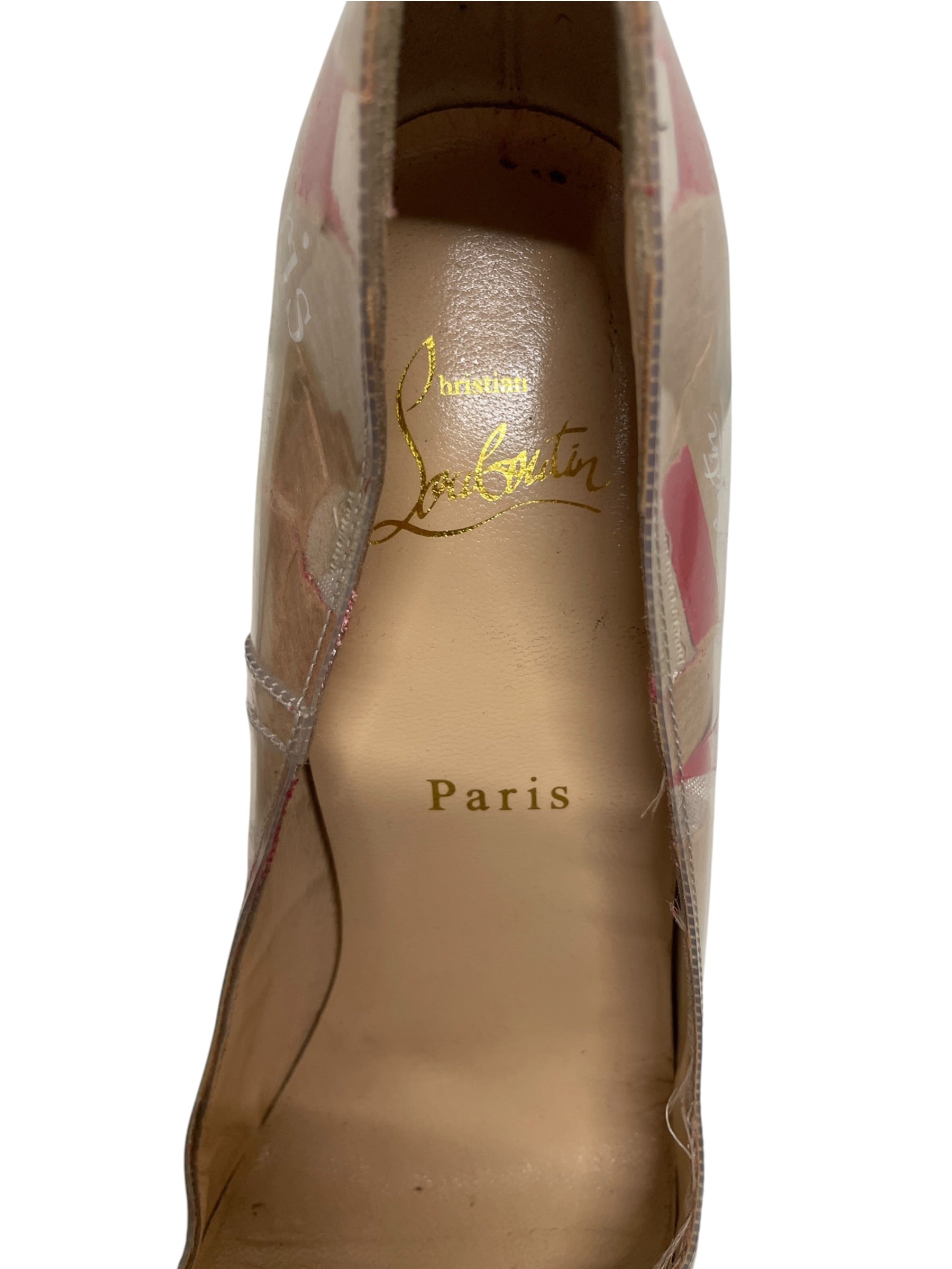 Christian Louboutin/Heels/EU 40/All Over Print/BEG/SO KATE PVC PUMP view 3