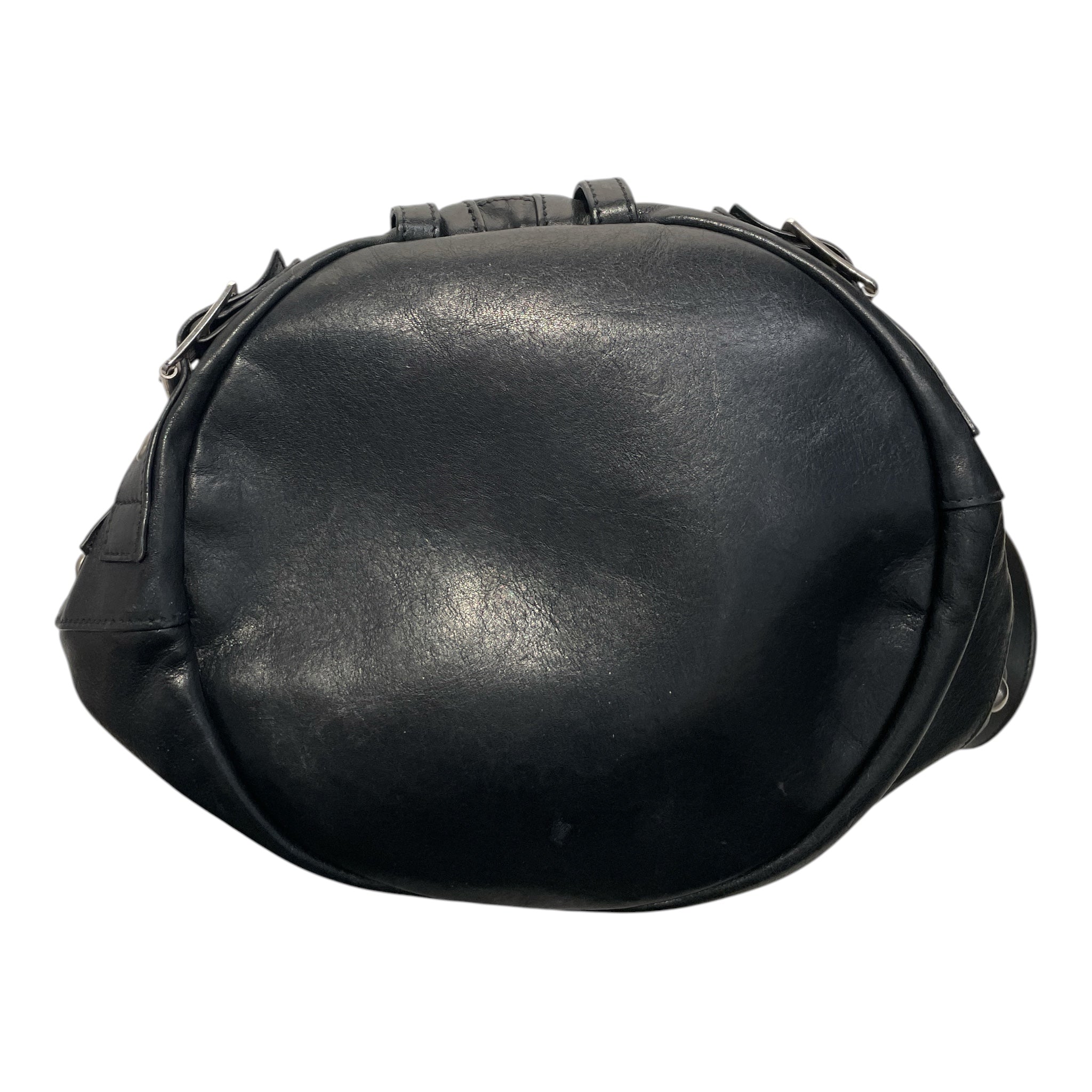SAINT LAURENT/Bag/Leather/BLK/RIDER BUCKET BAG view 4