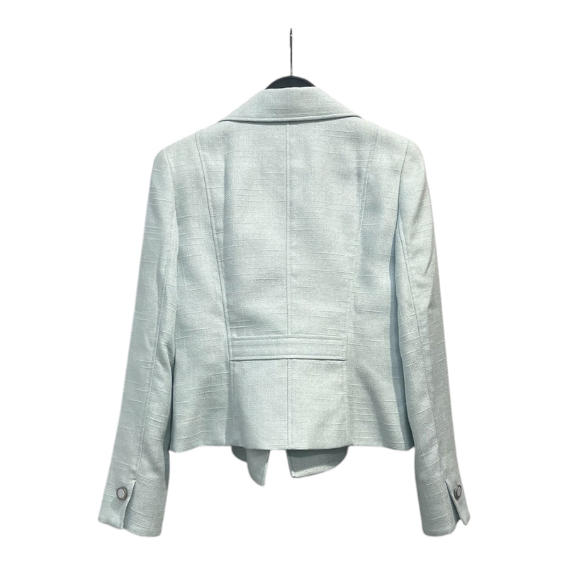 Courreges/Tailored Jkt/38/Wool/BLU/baby blue double breasted