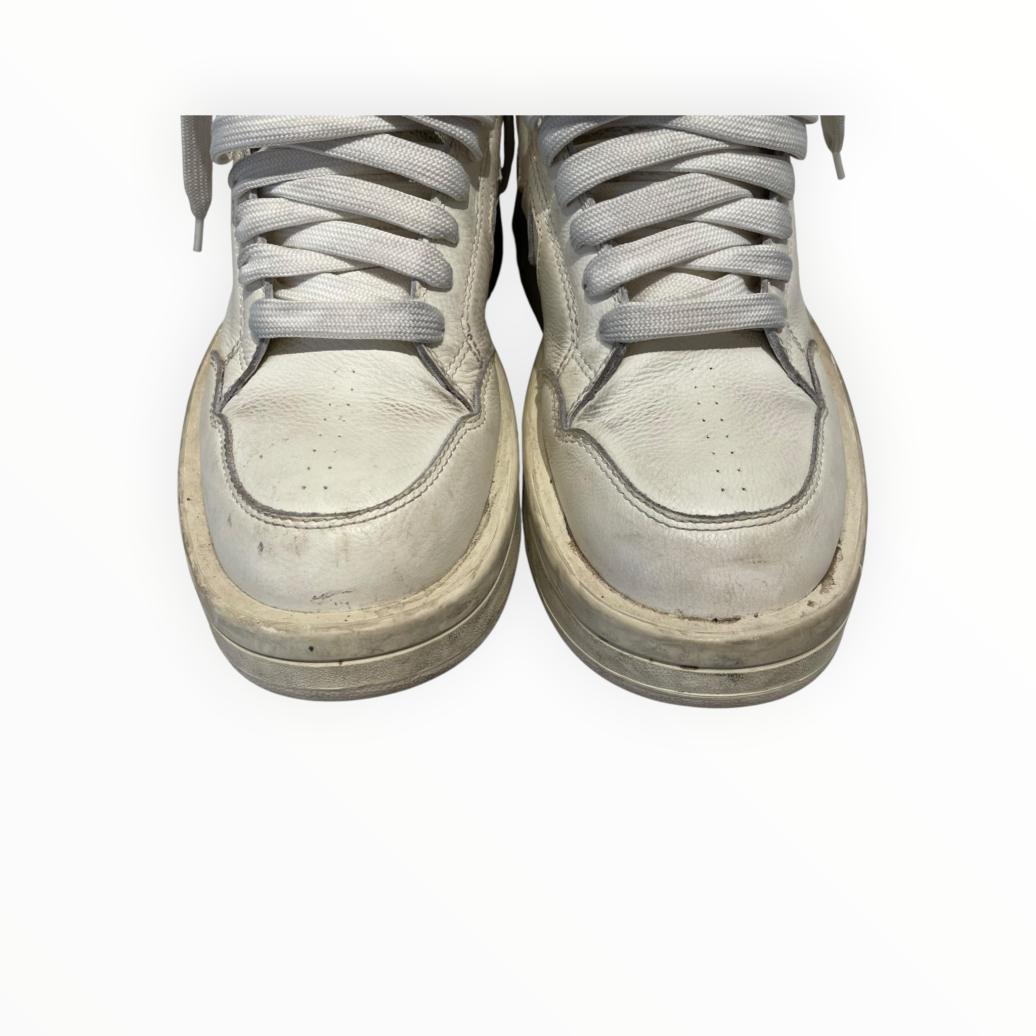 Rick Owens/Hi-Sneakers/US 10/Leather/WHT/DRKSHDW Converse view 7